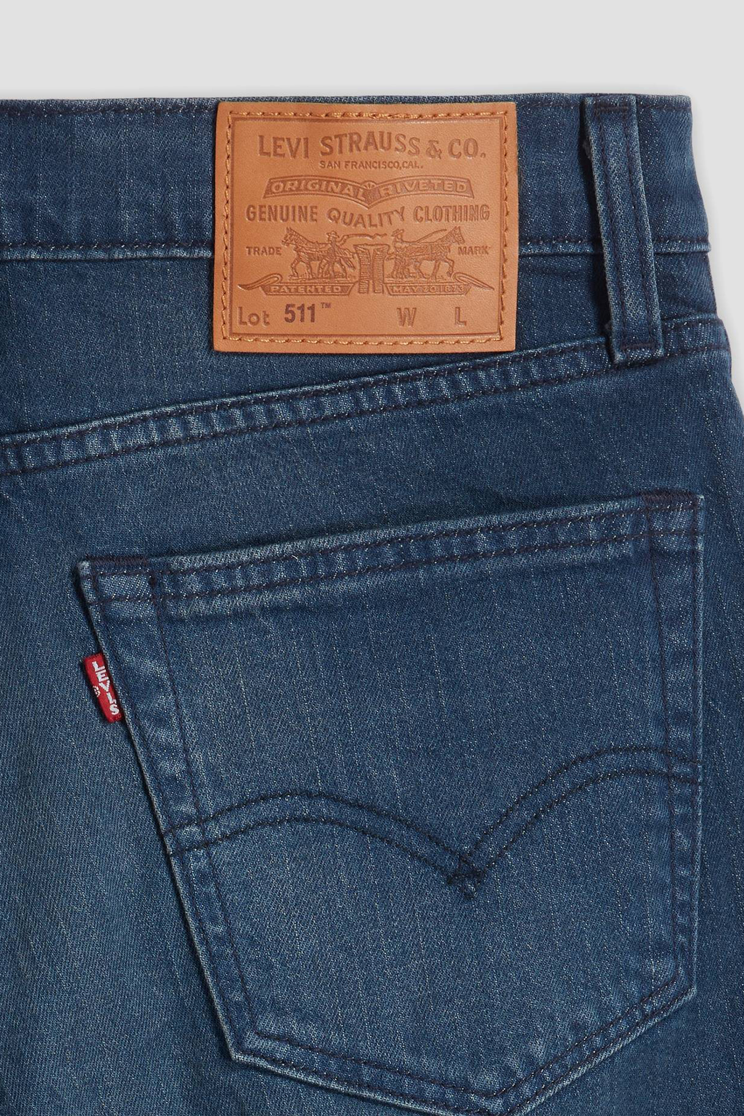 Мужские темно-синие джинсы 511™ Slim Levi’s® 04511;5660