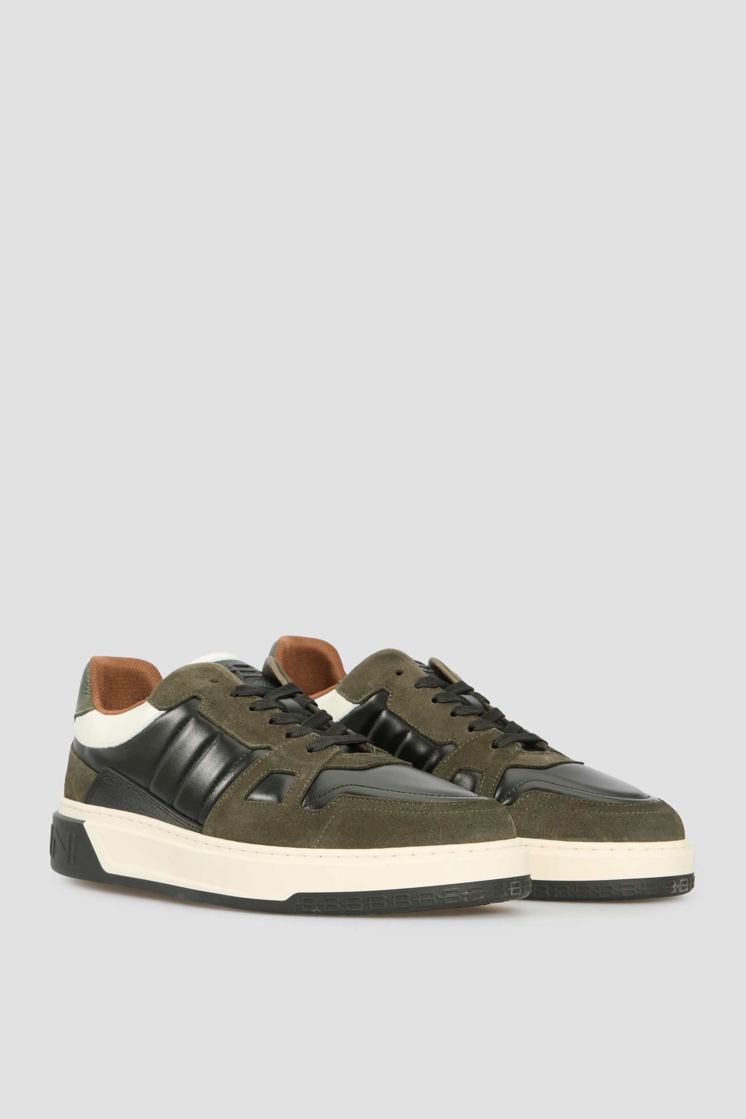 Мужские кожаные сникерсы BALDININI U6B812T1CAVI;VENE