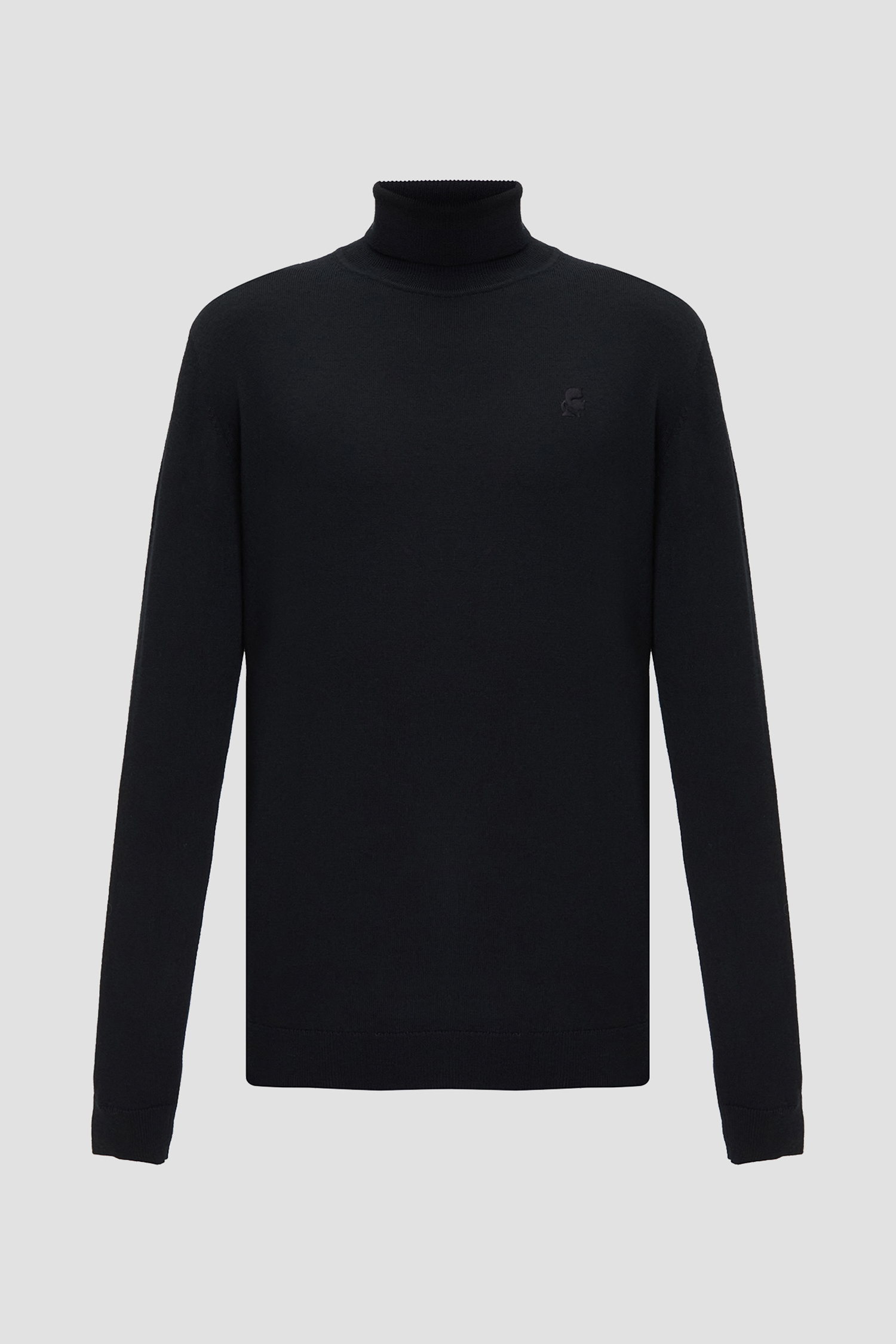 Чоловічий чорний вовняний гольф Karl Lagerfeld 544399.655058;990