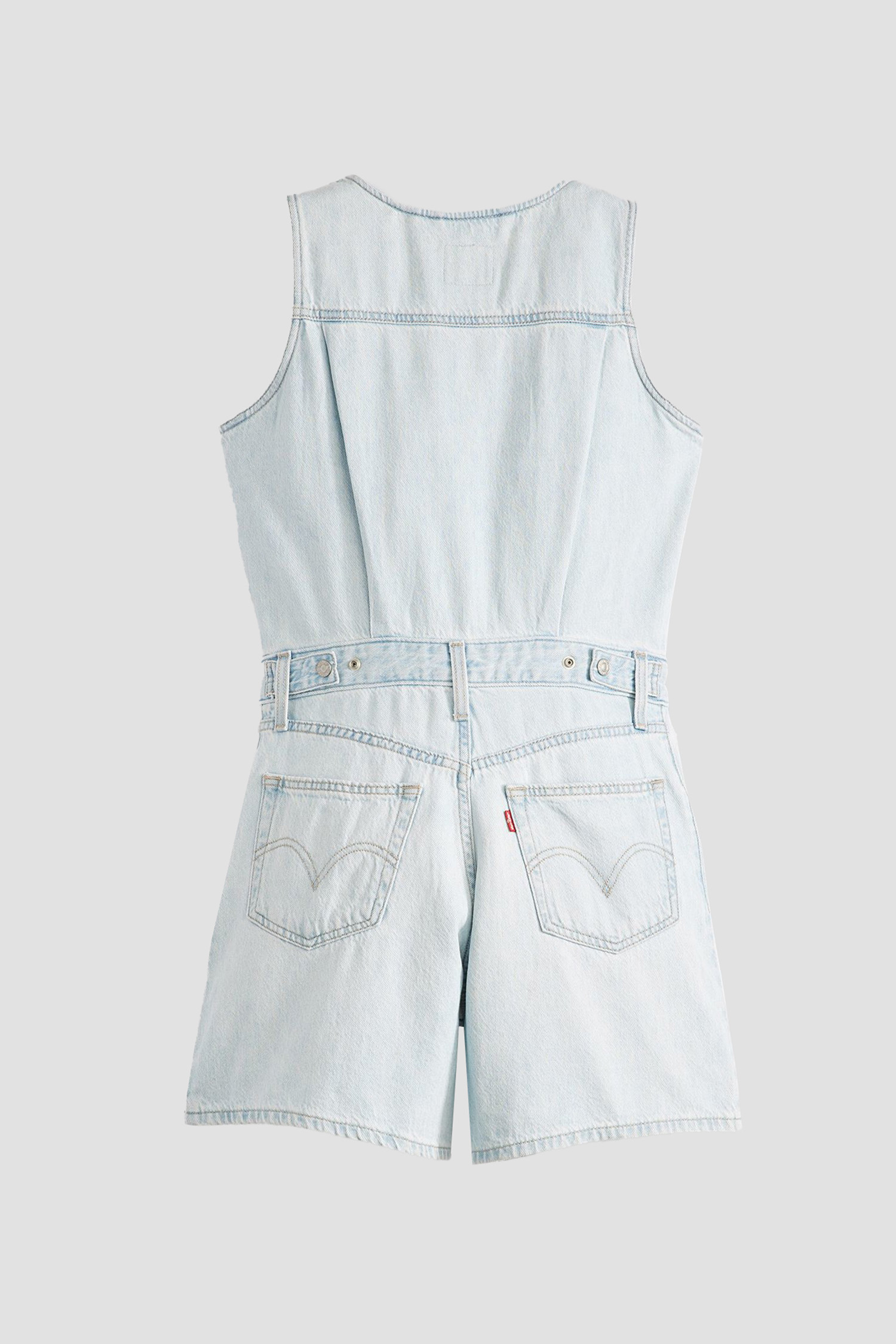 Женский голубой джинсовый комбинезон Levi’s® 001WM;0000