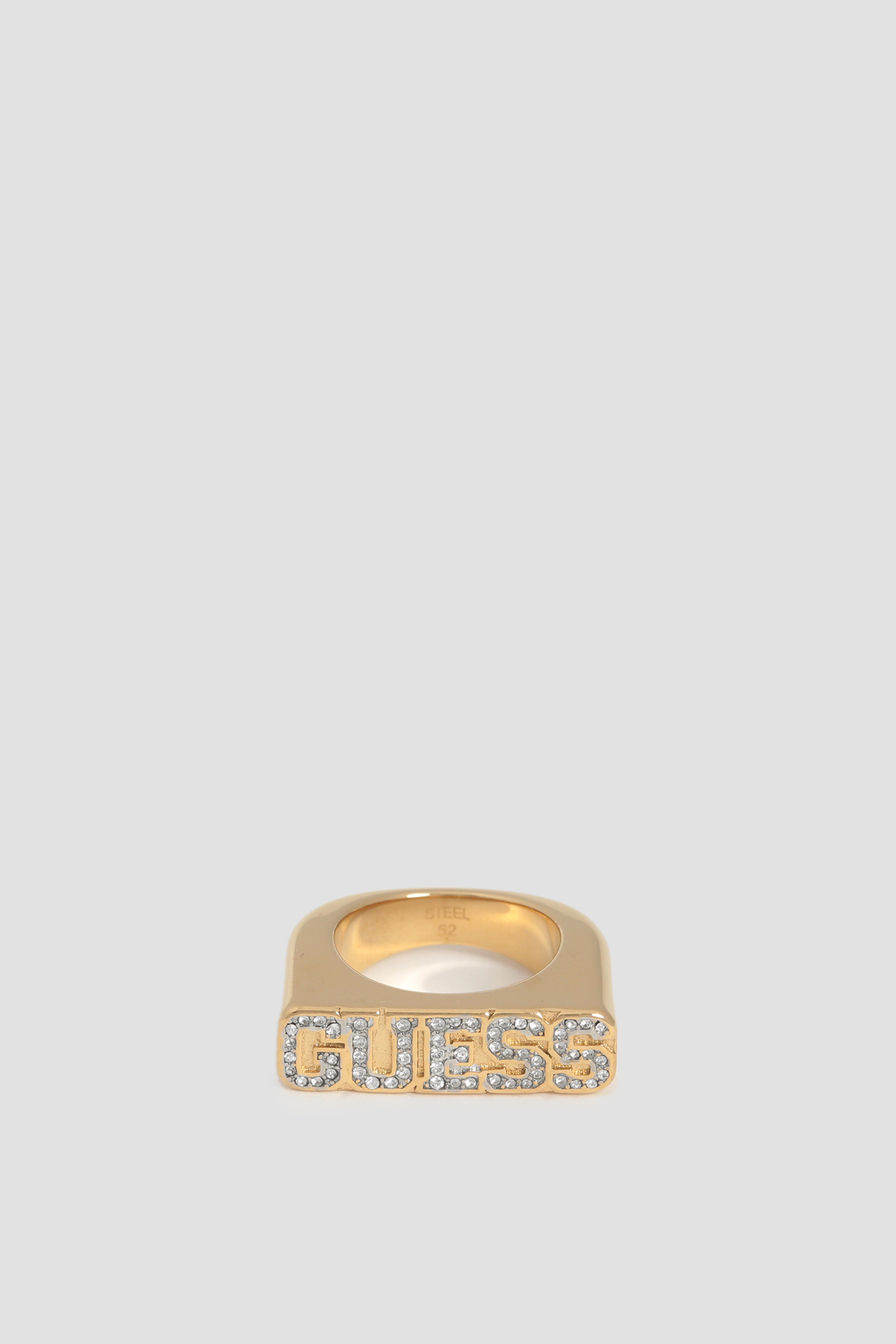 Женское золотистое кольцо Guess UBR20019;GL