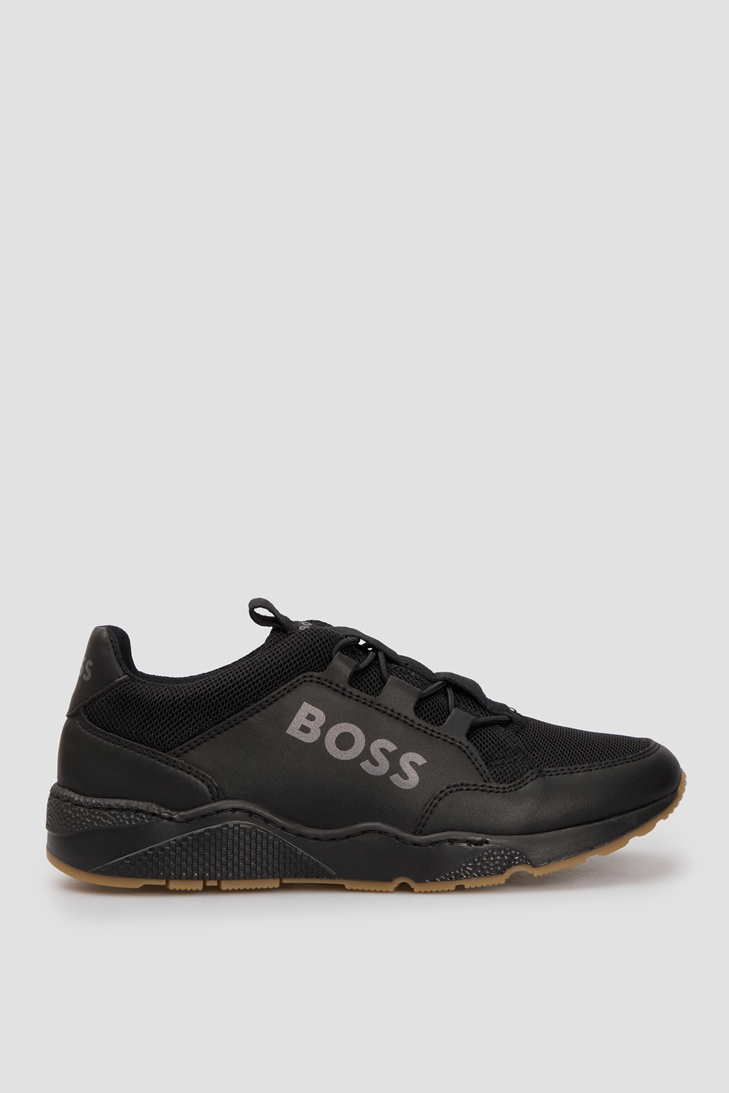 Детские черные кроссовки BOSS kids J51648;09B