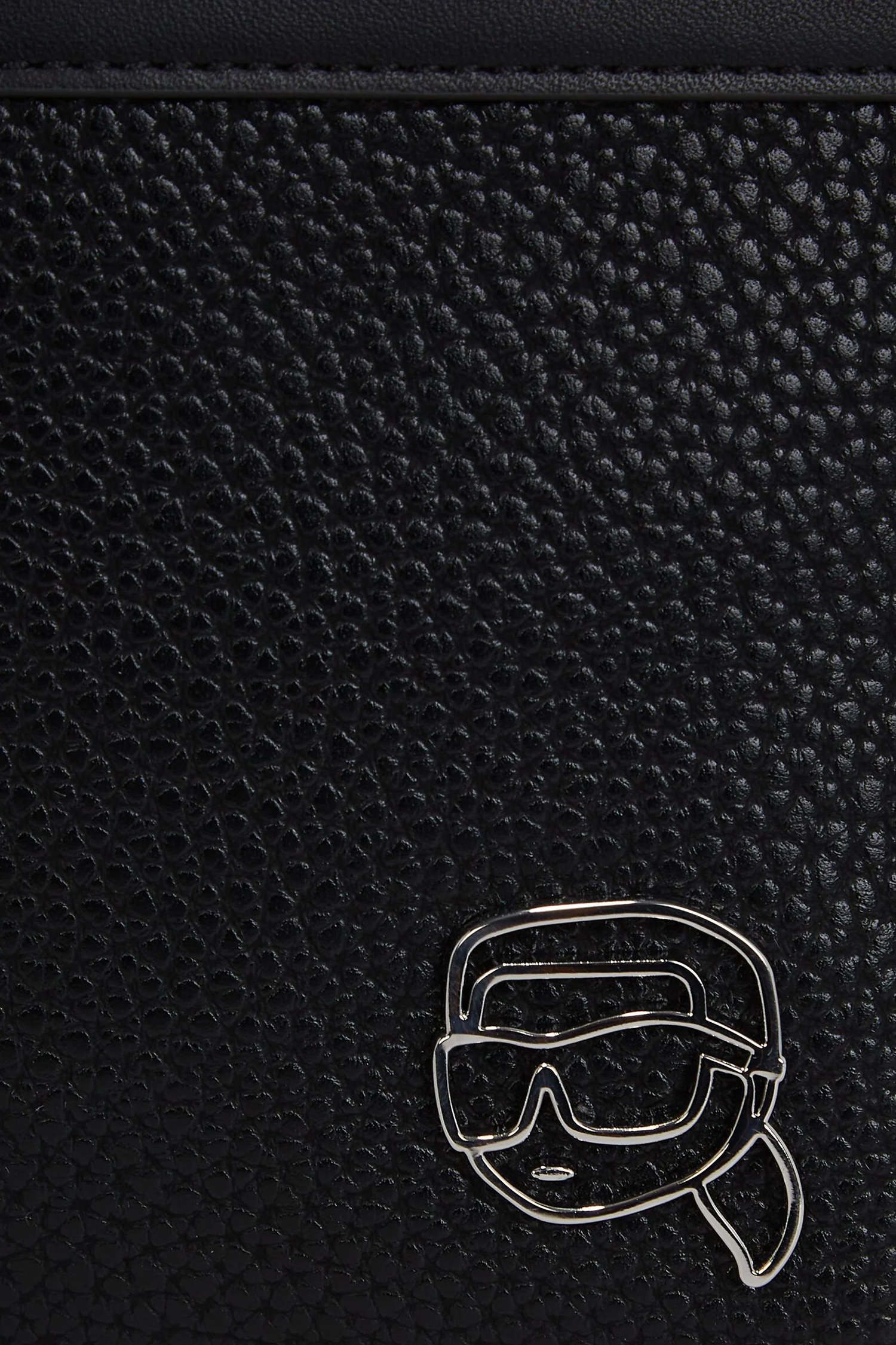 Чоловіча чорна поясна сумка Karl Lagerfeld A3M30170;999