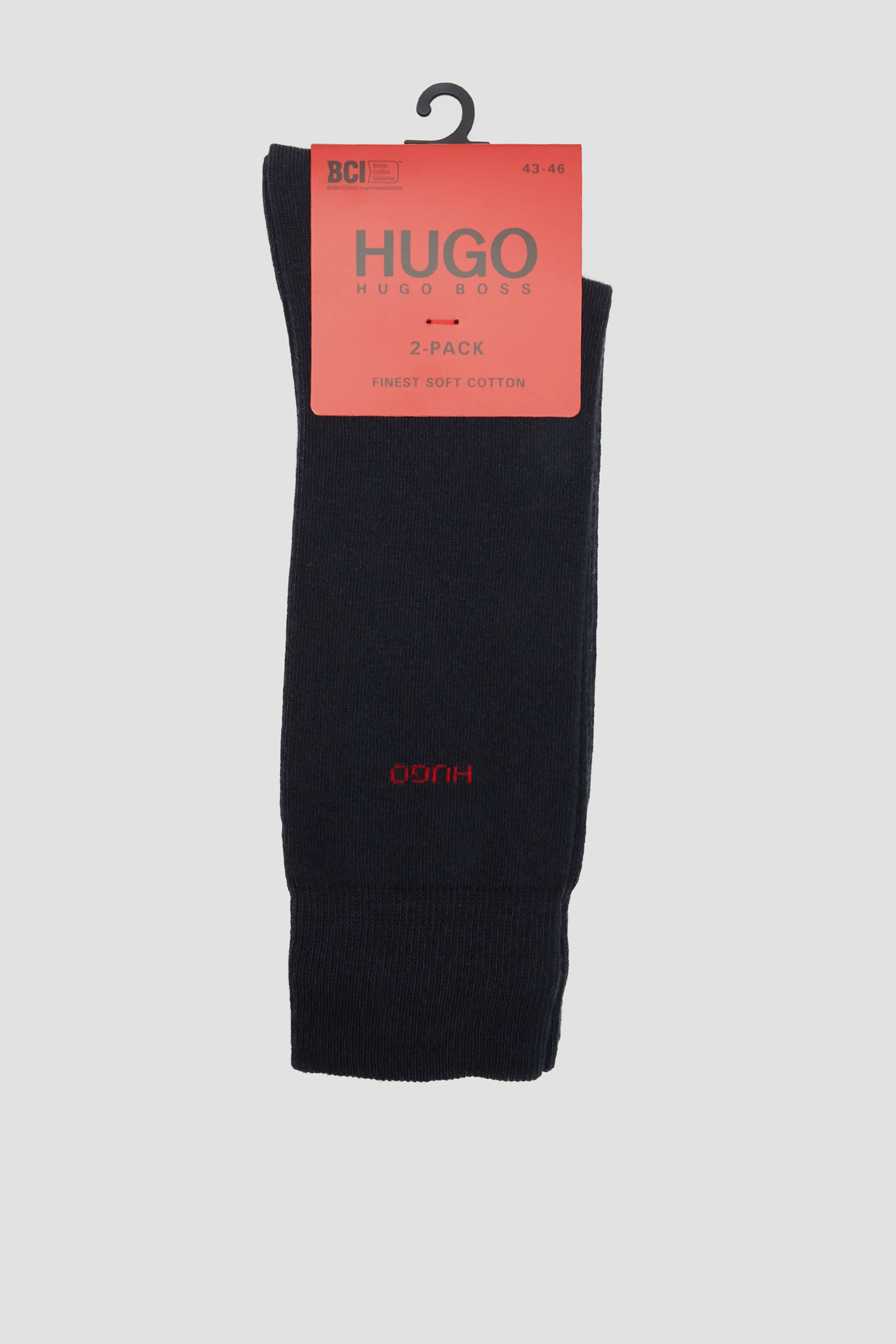 Мужские темно-синие носки (2 пары) HUGO 50448250;401