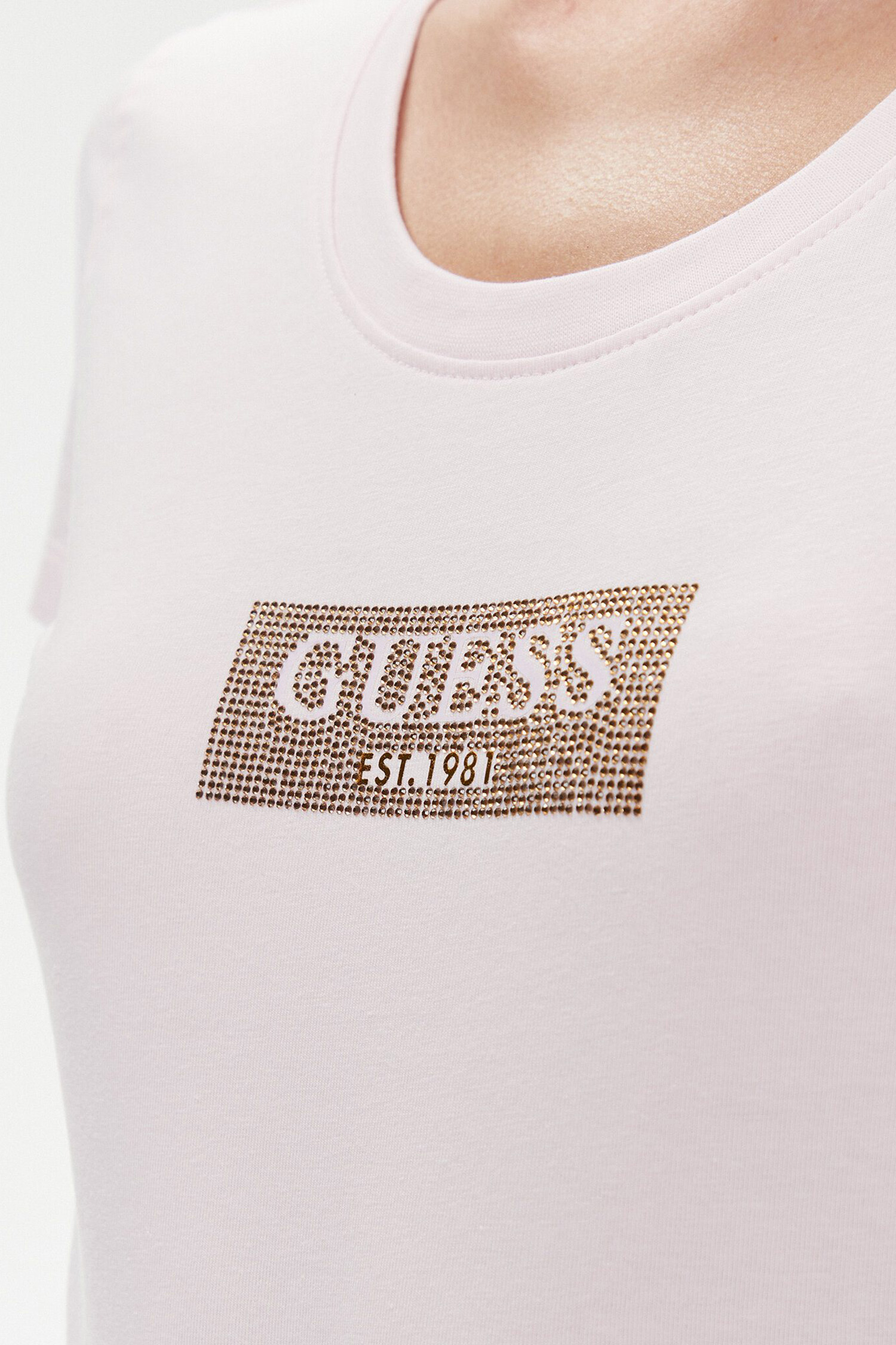 Женская белая футболка Guess W4RI33.J1314;A60W