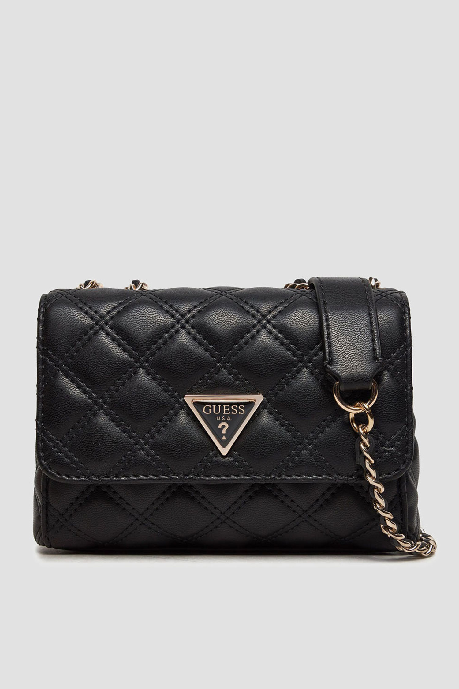 Женская черная сумка Guess HWQG87.48740;BLA