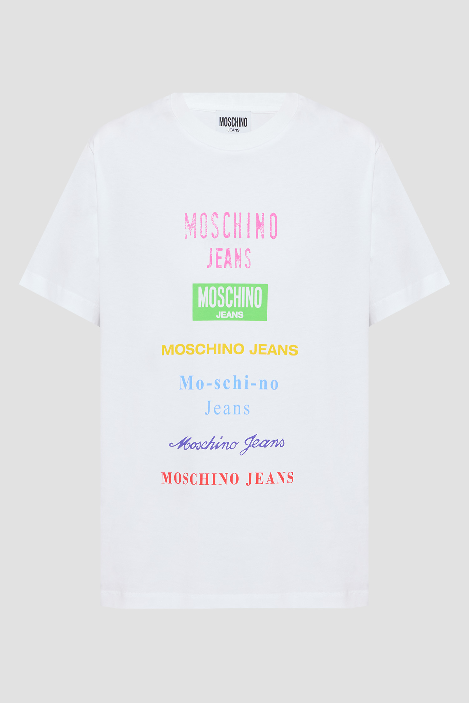 Женская белая футболка Moschino J0714.8236;5001
