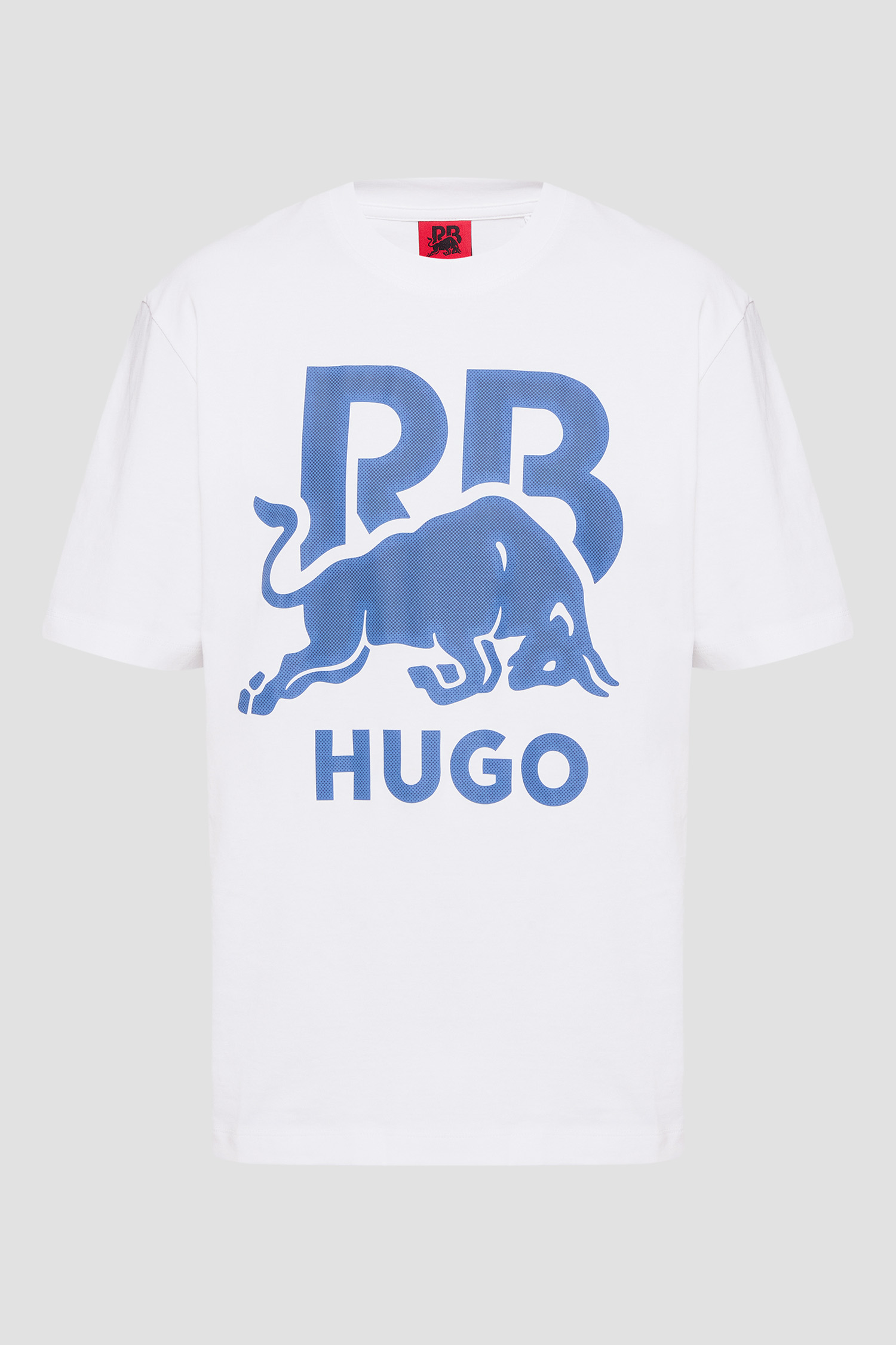 Мужская белая футболка HUGO x RB HUGO 50551836;100