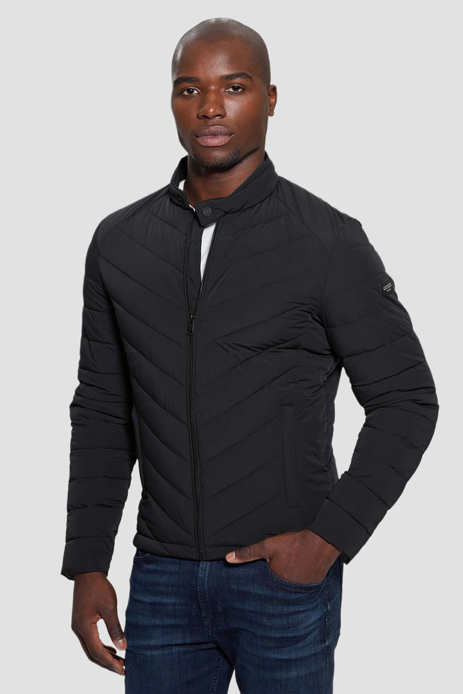 Мужская черная куртка Guess M4YL05.WG9O2;JBLK