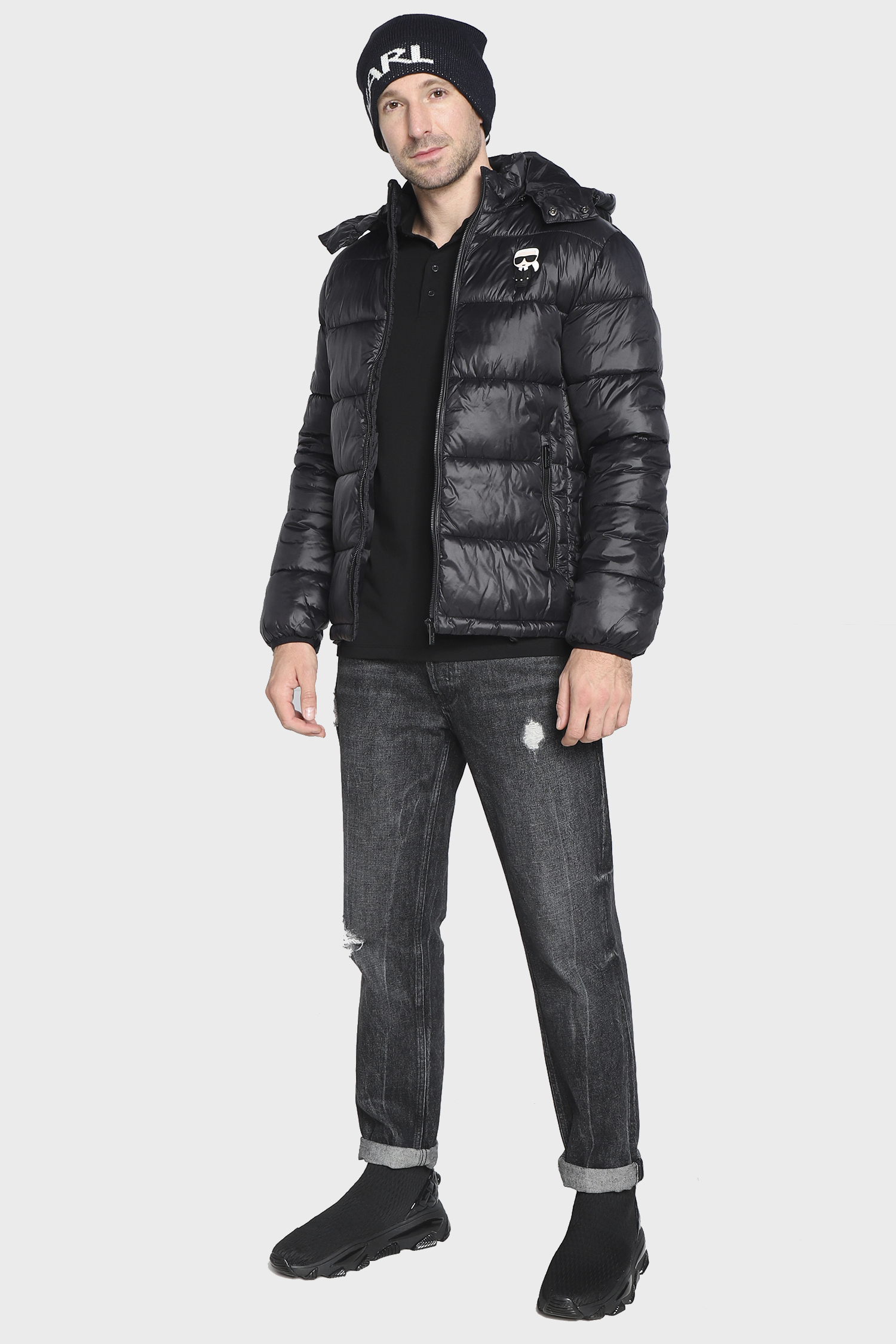 Мужская черная куртка Karl Lagerfeld 524590.505022;990
