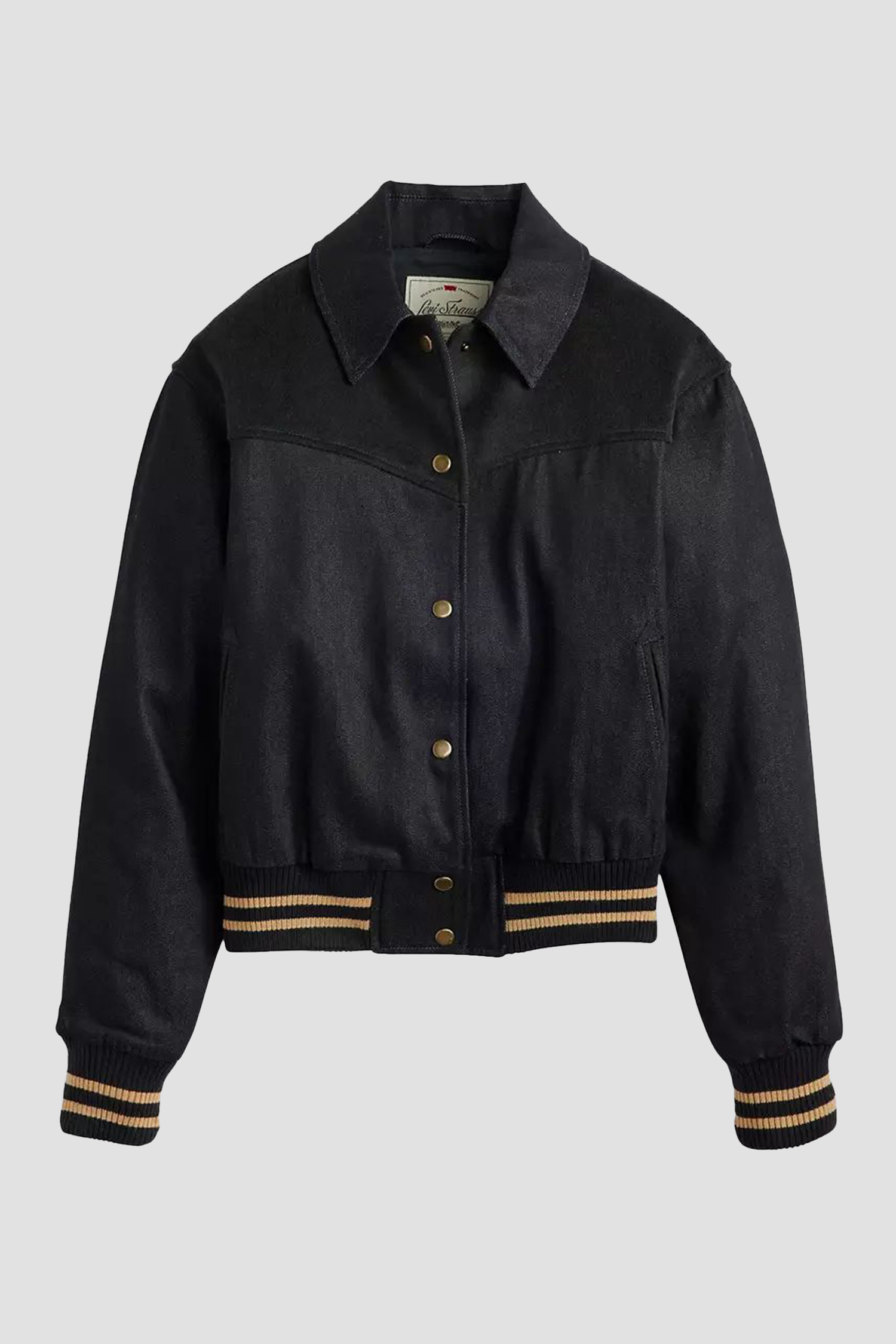 Женская черная джинсовая куртка Levi’s® 001FN;0000