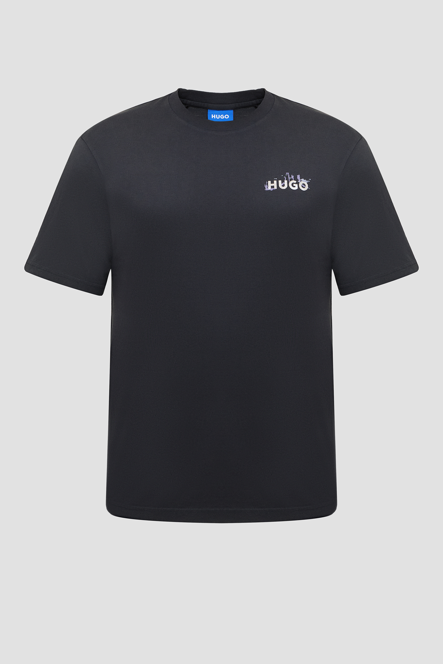 Мужская черная футболка HUGO BLUE 50569865;001