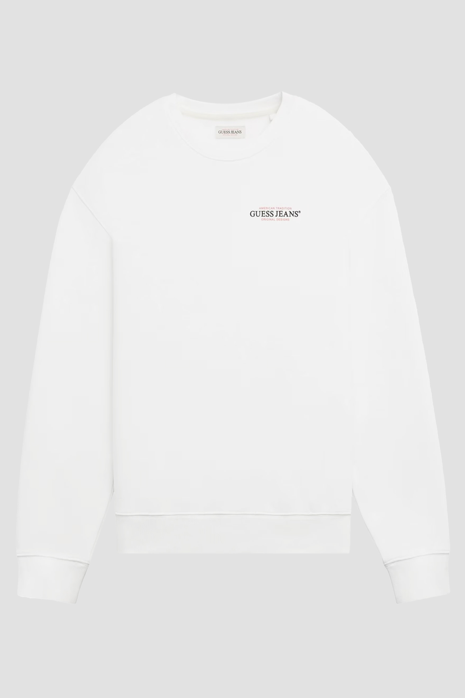 Мужской белый свитшот Guess Jeans M4YQ17.K9V31;G011