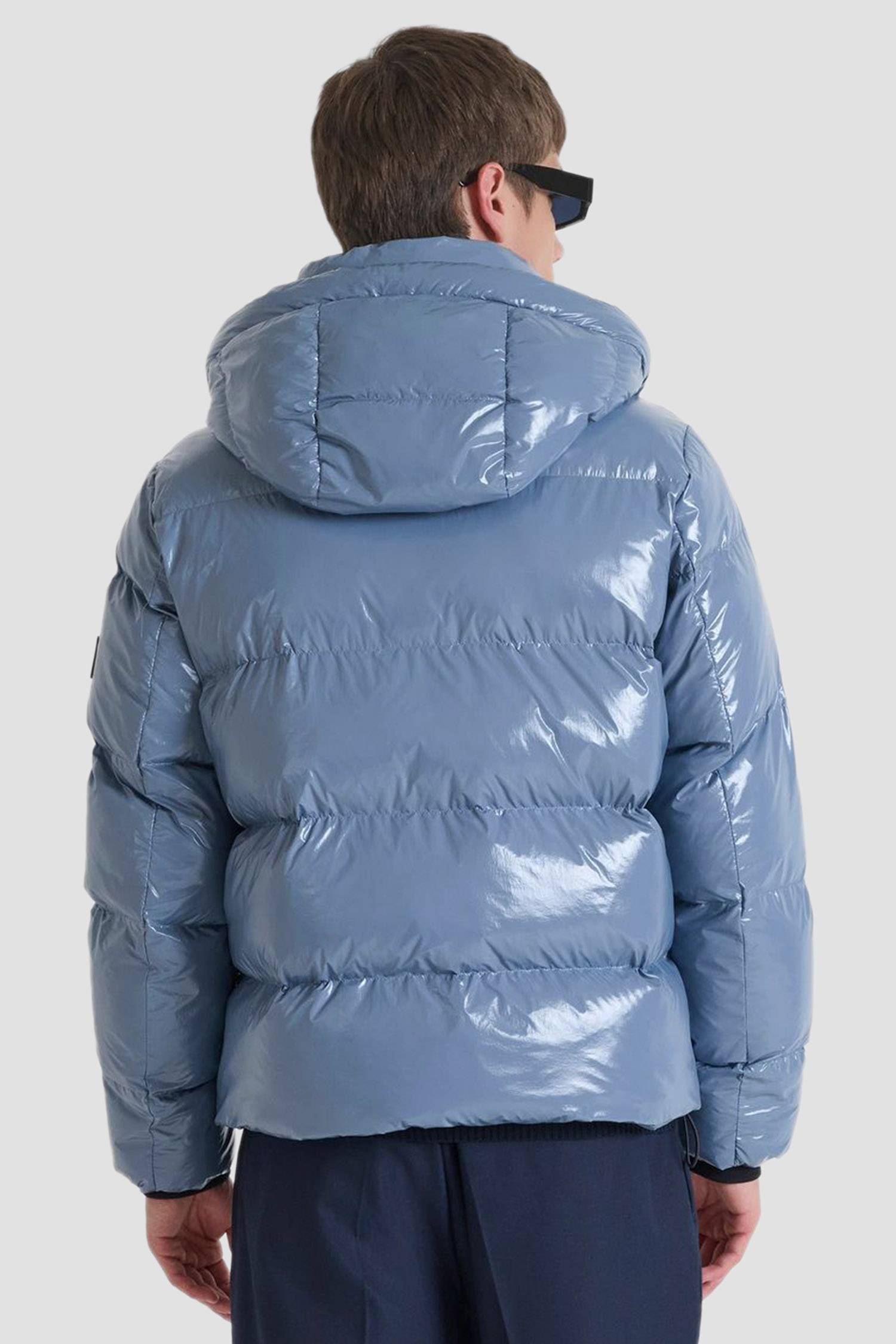 Чоловічий блакитний пуховик Antony Morato MMCO00935.FA600281;7141