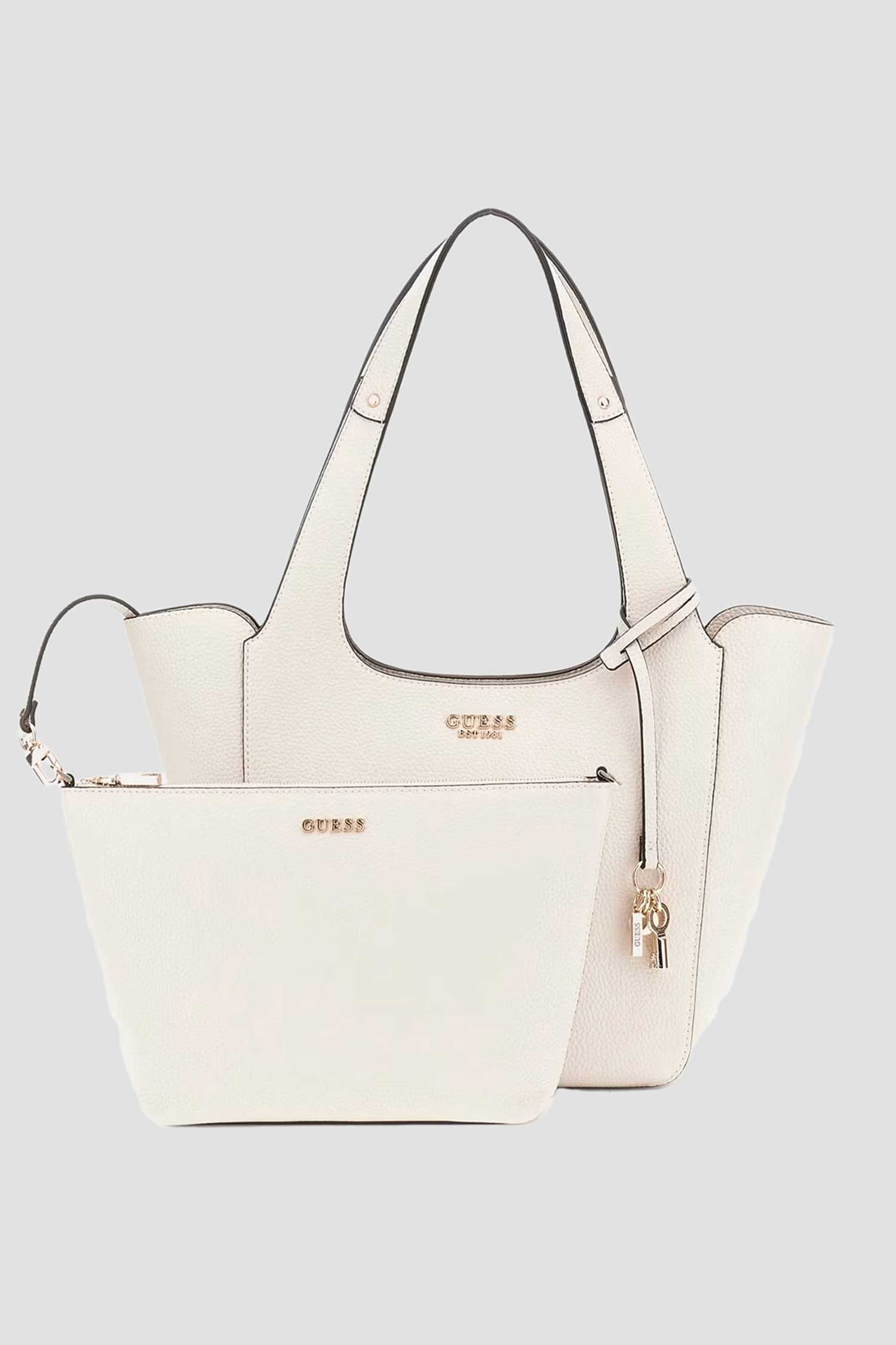 Женская белая сумка Guess HWBG96.40220;BON