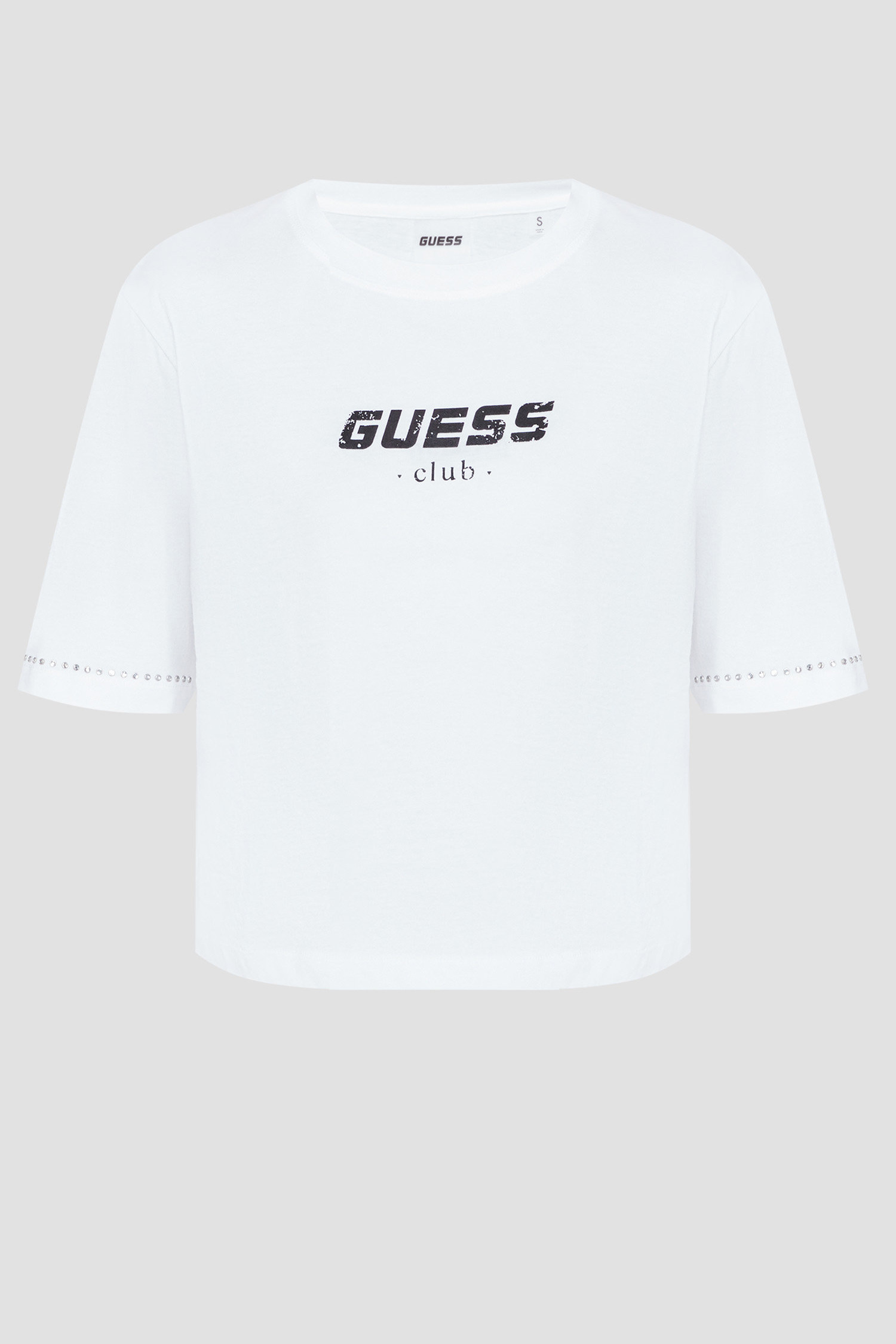 Женская белая футболка Guess V4GI11.JA914;G011