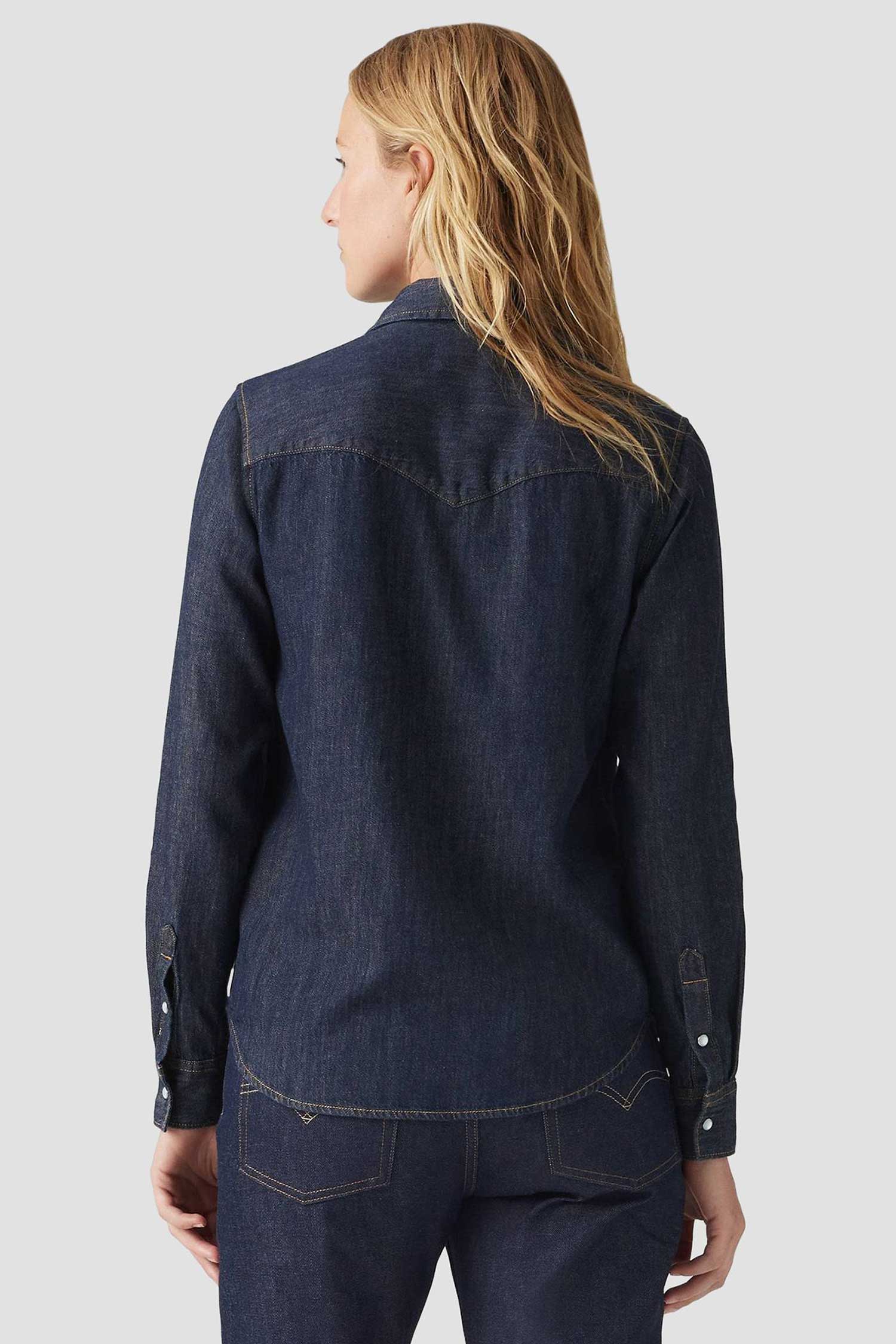 Жіноча темно-синя джинсова сорочка Levi’s® 16786;0101