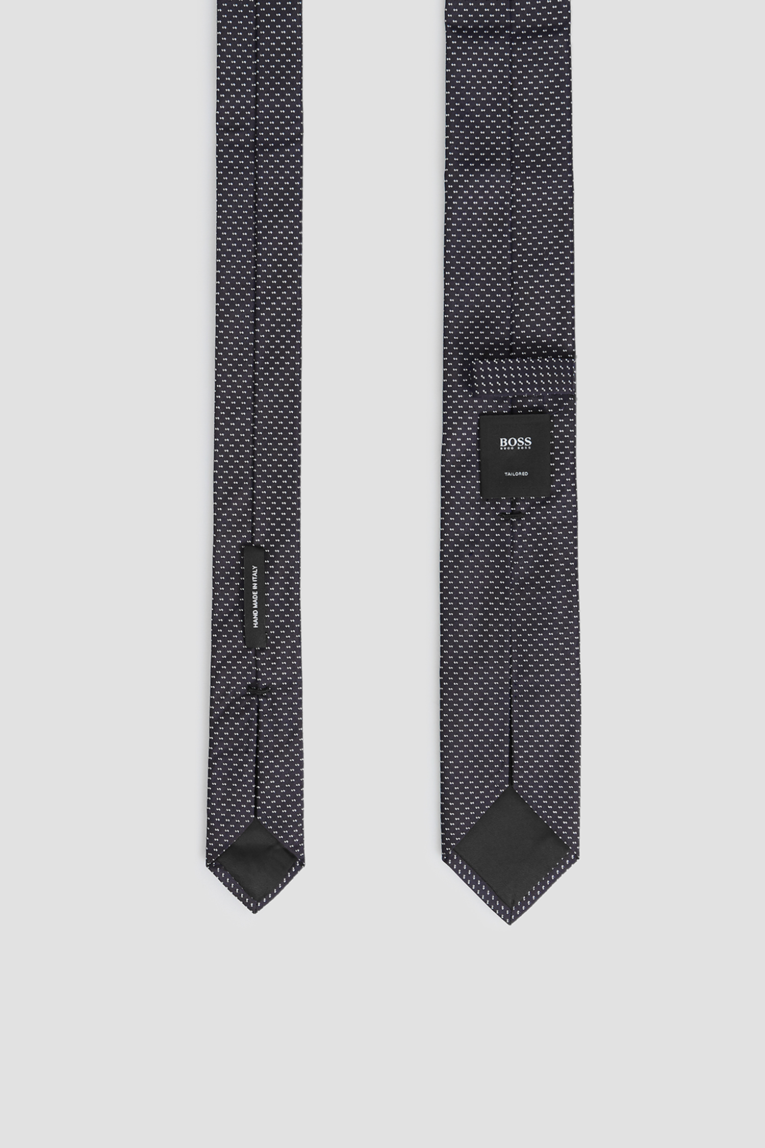 Чоловіча темно-синя шовкова краватка BOSS 50451887;402