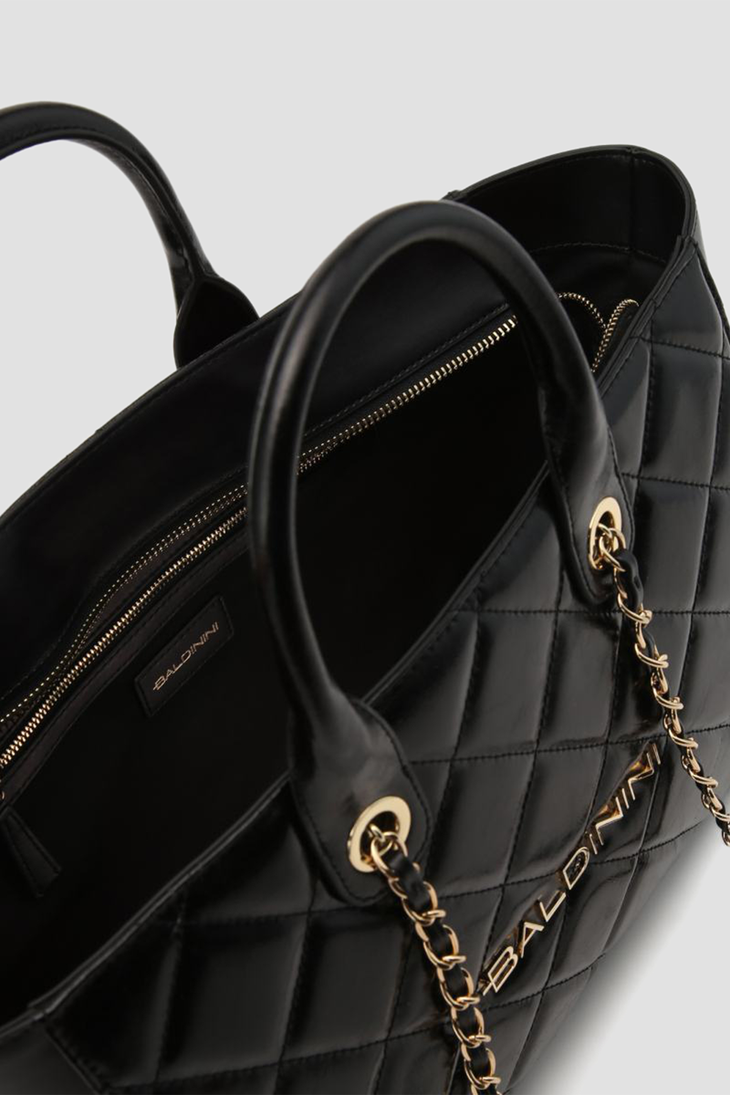 Жіноча чорна шкіряна сумка BALDININI G4FPWGEW0012;999