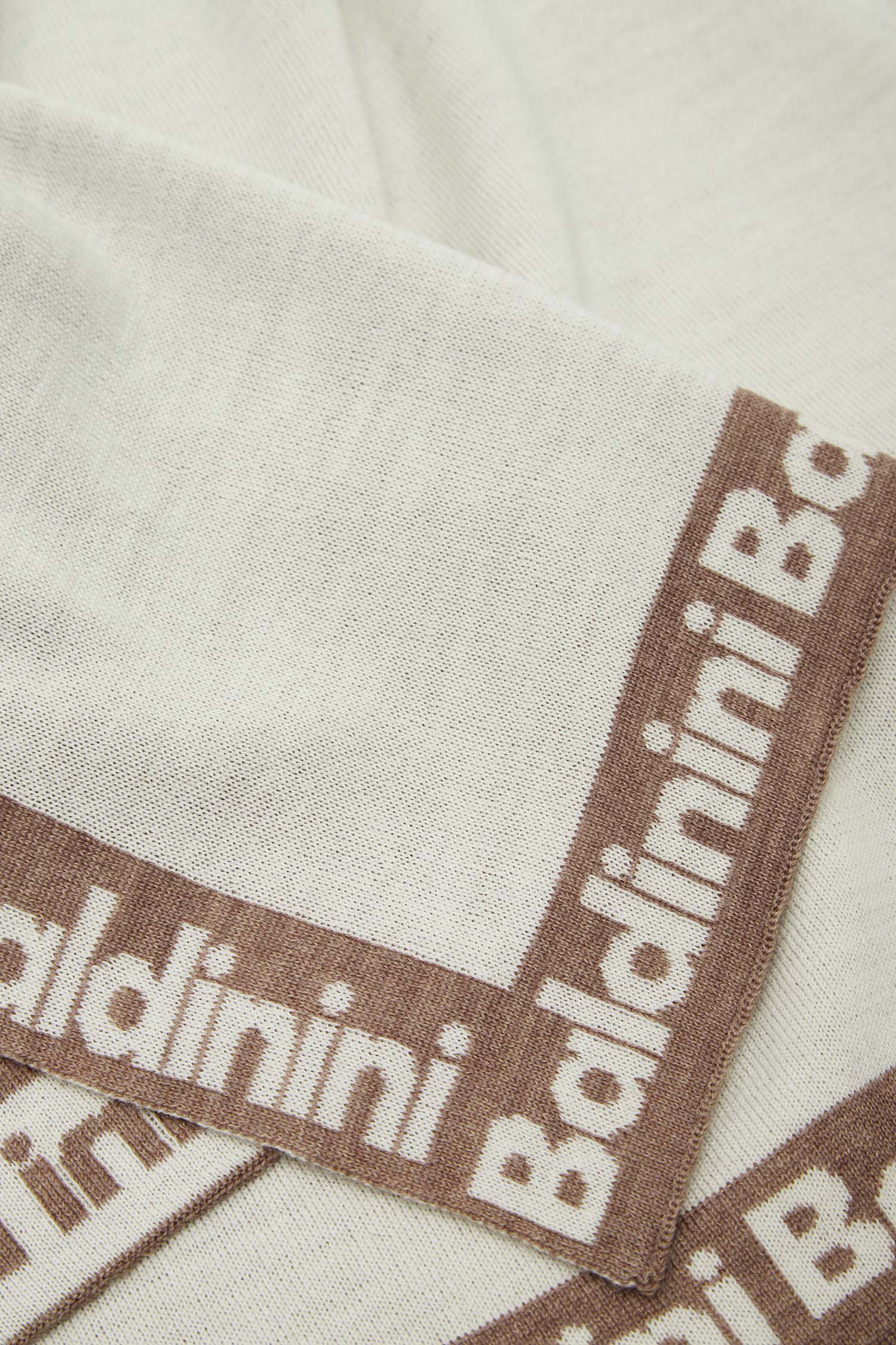 Женский белый шерстяной шарф BALDININI R2B005MSLA;PNCM