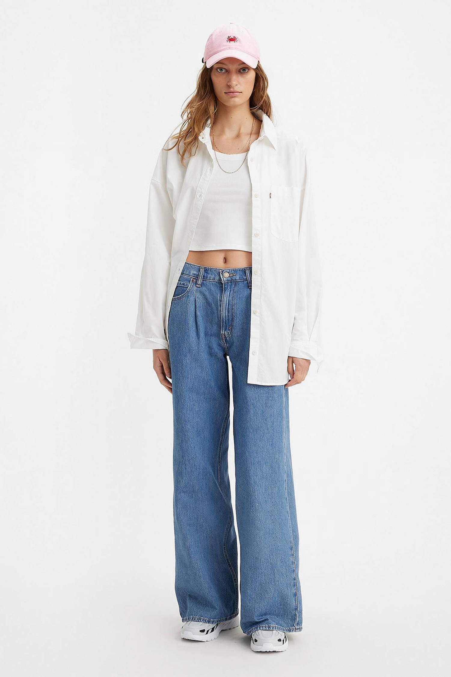 Жіночі сині джинси Baggy Dad Wide Leg Levi’s® A7455;0001