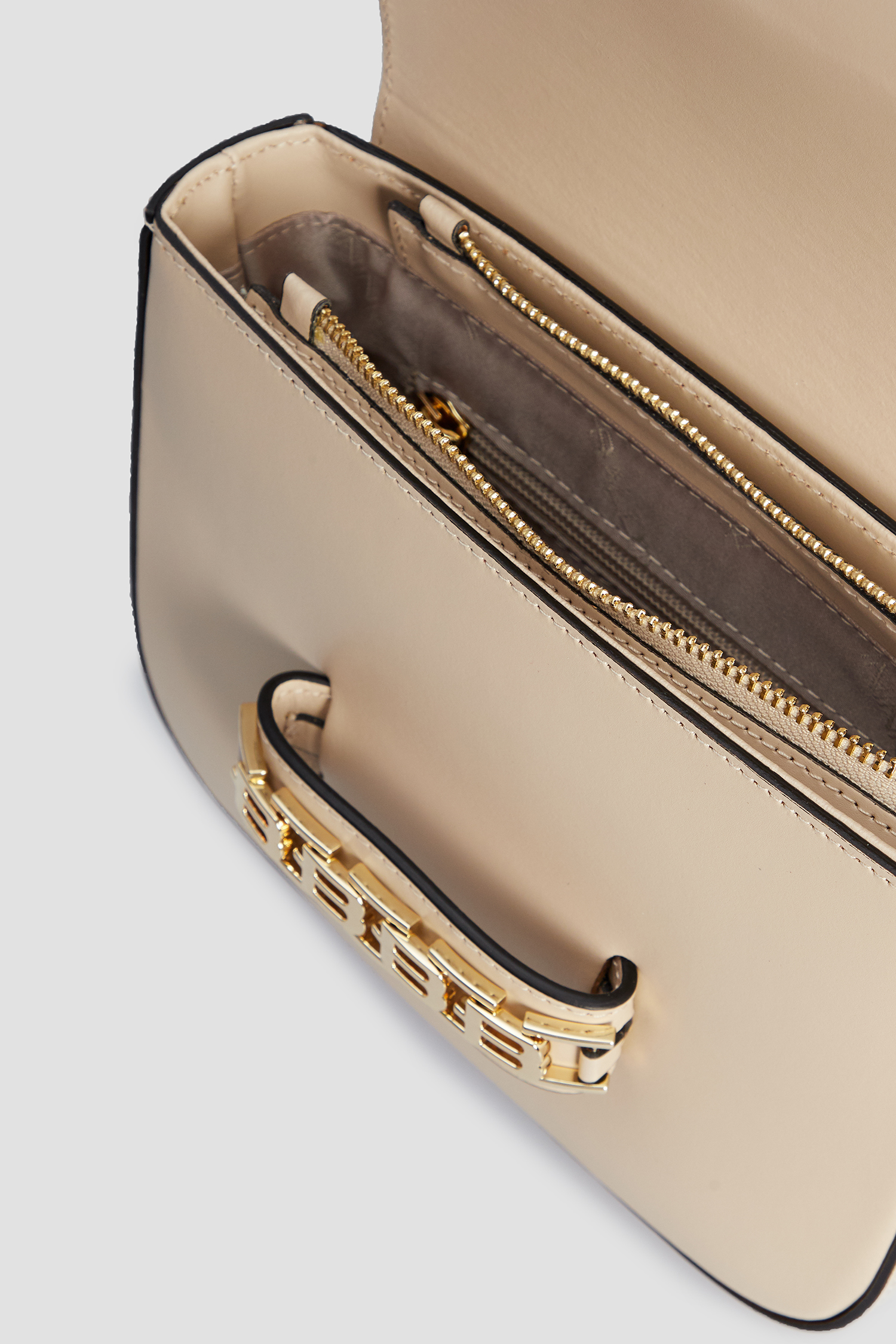 Женская бежевая кожаная сумка BALDININI B3B050XXVITE;9012