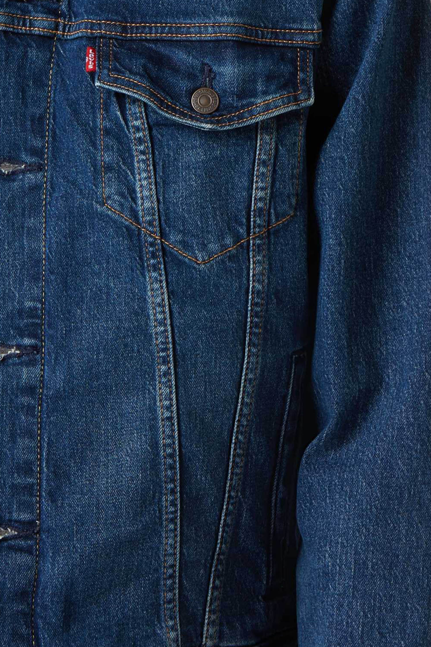 Мужская синяя джинсовая куртка Levi’s® 72334;0657