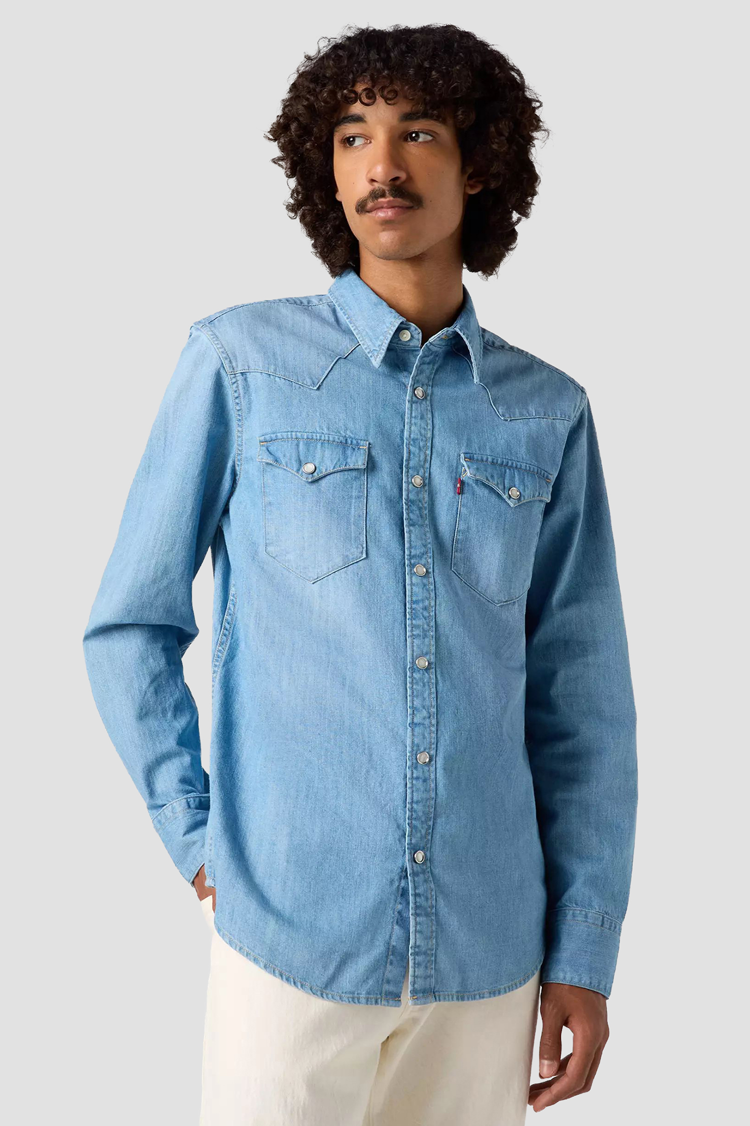 Чоловіча блакитна джинсова сорочка Levi’s® 85744;0047