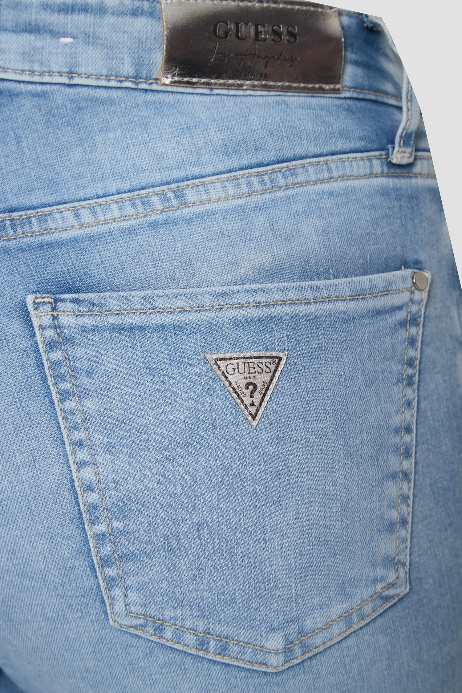 Женские голубые джинсы Guess W5RA0L.D5L71;BELT