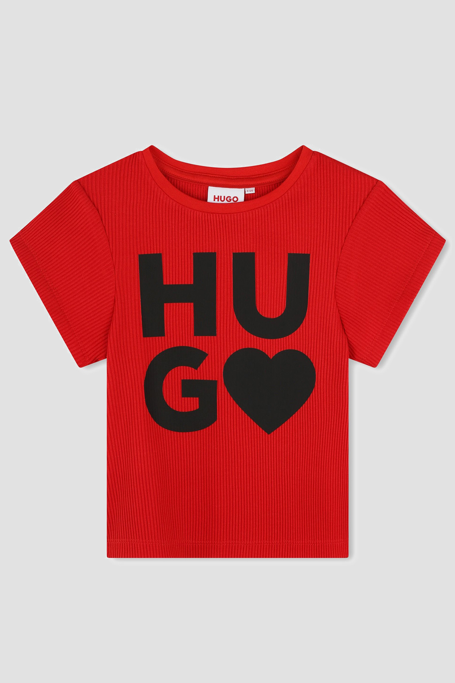 Детская красная футболка HUGO kids G00063;990