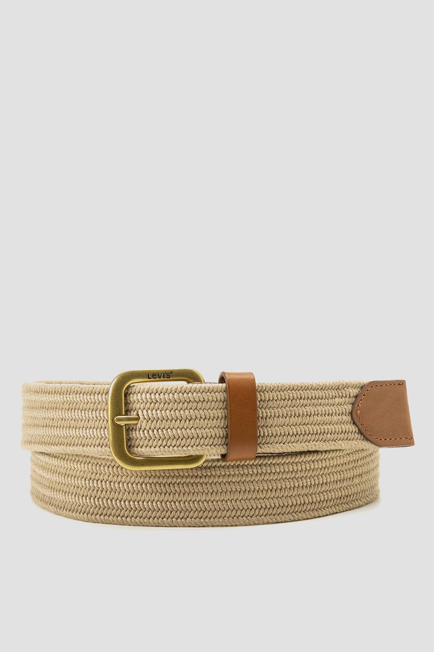 Чоловічий бежевий ремінь Levi’s® D7929;0002