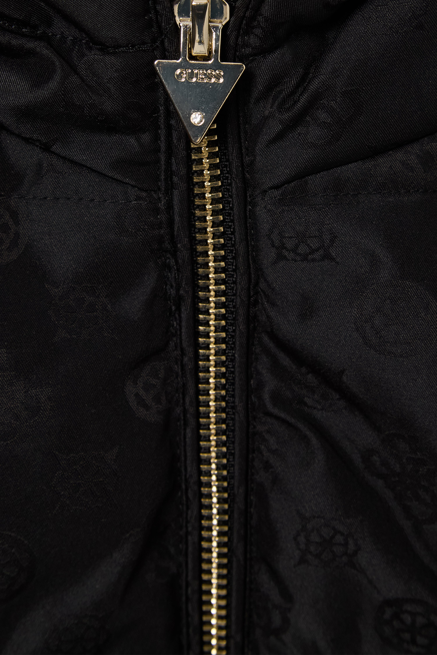 Дитяча чорна куртка з візерунком Guess Kids J5BL22.WI140;P9LH