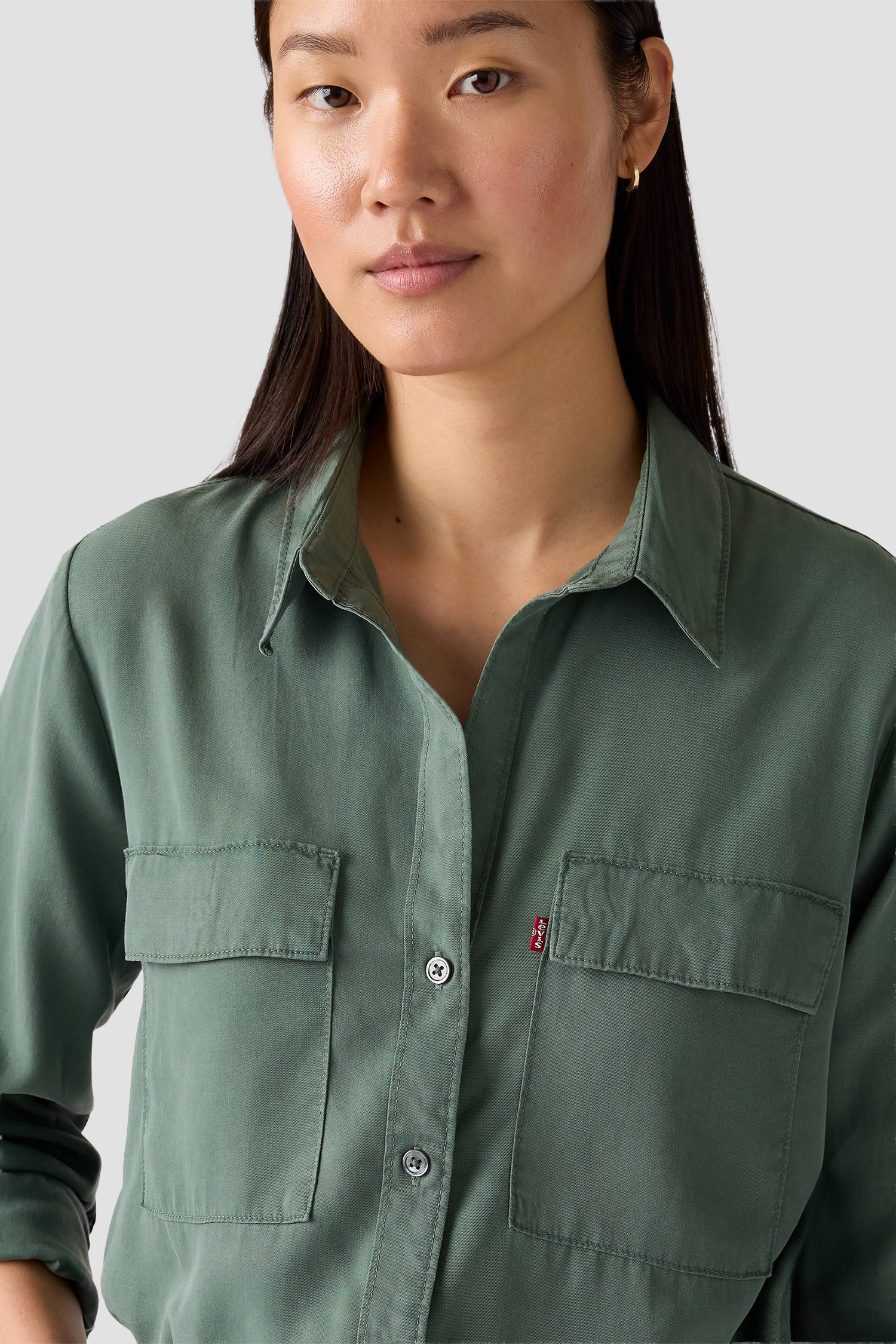 Женская зеленая рубашка Levi’s® A7467;0001