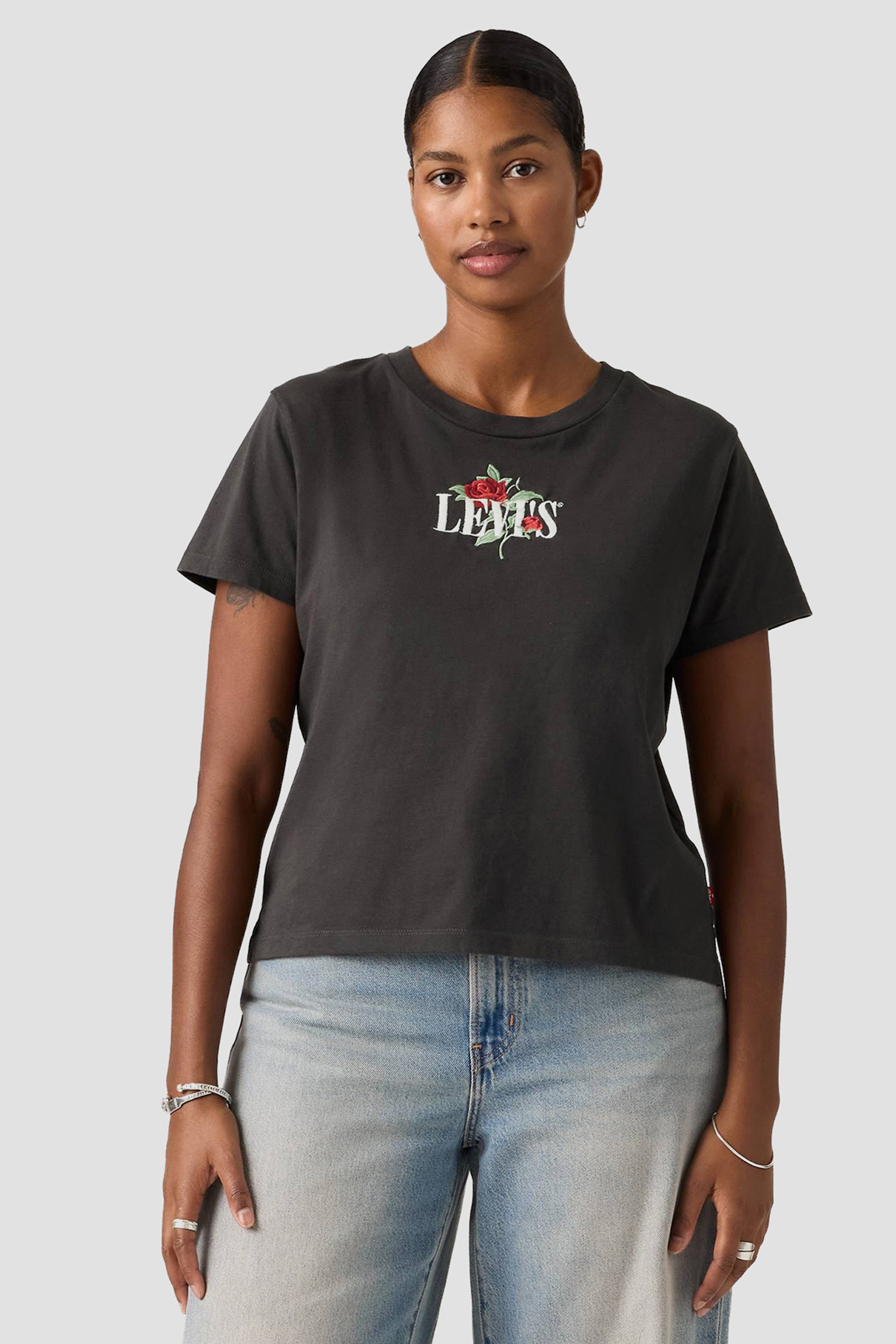 Жіноча темно-сіра футболка Levi’s® A8804;0066
