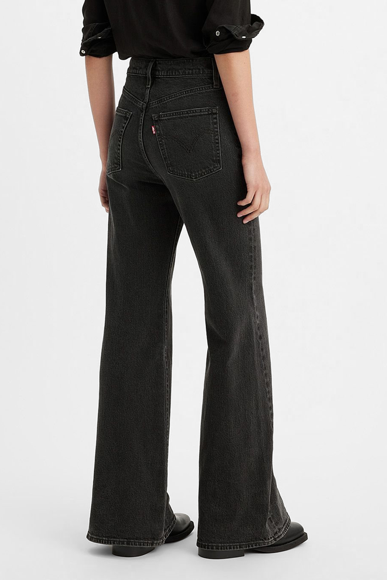 Женские черные джинсы Ribcage Bell Levi’s® A7503;0007