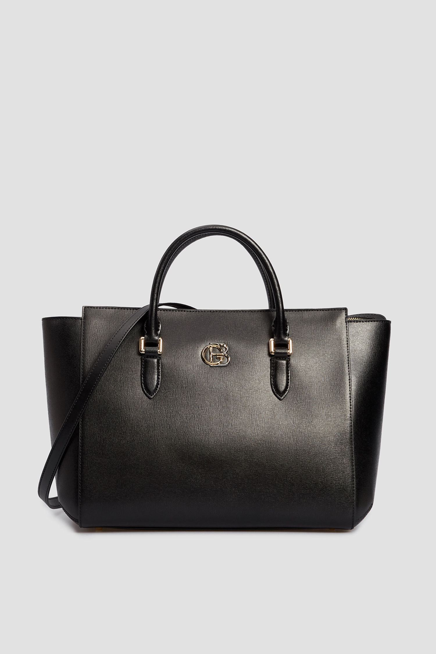 Женская черная кожаная сумка Baldinini G1CPWG7V0052;999