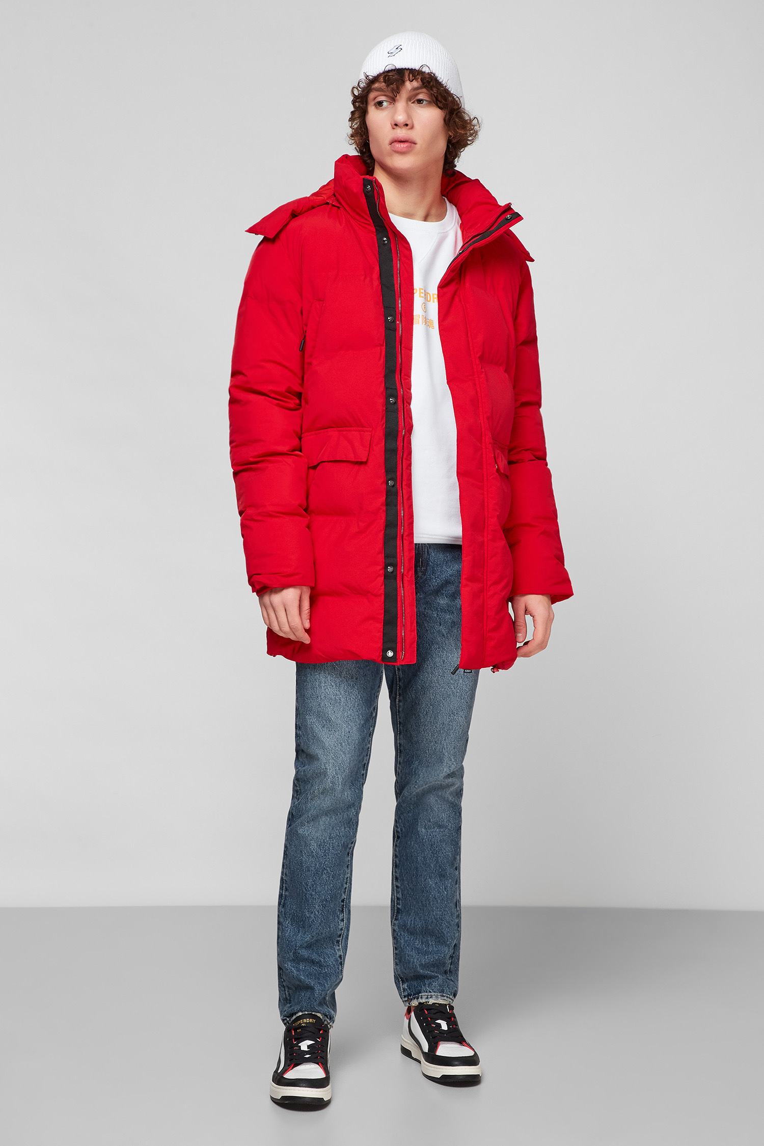 Мужская красная куртка SuperDry MS310921A;OPK