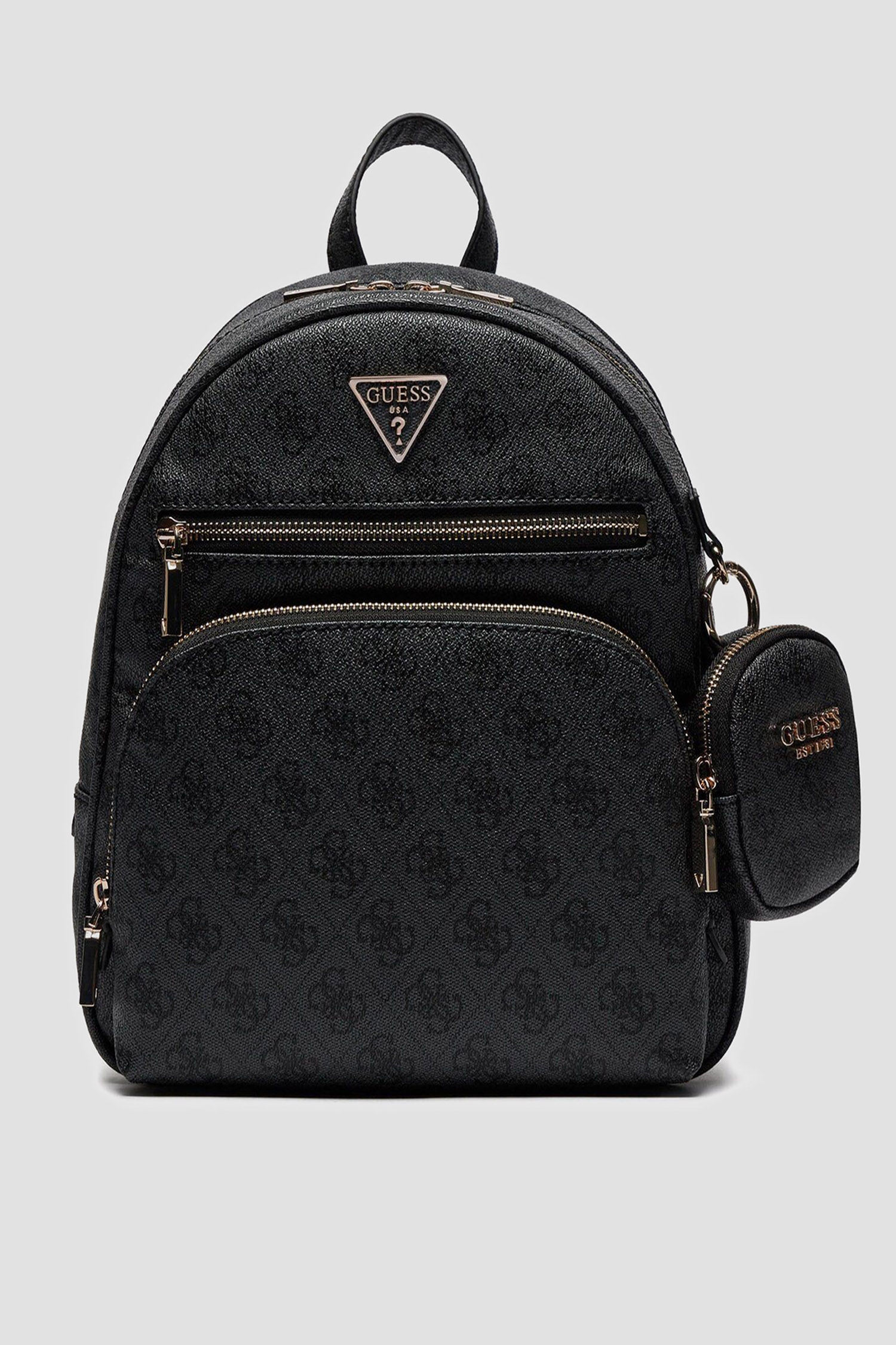 Жіночий темно-сірий рюкзак з візерунком Guess HWSL90.06320;CLO