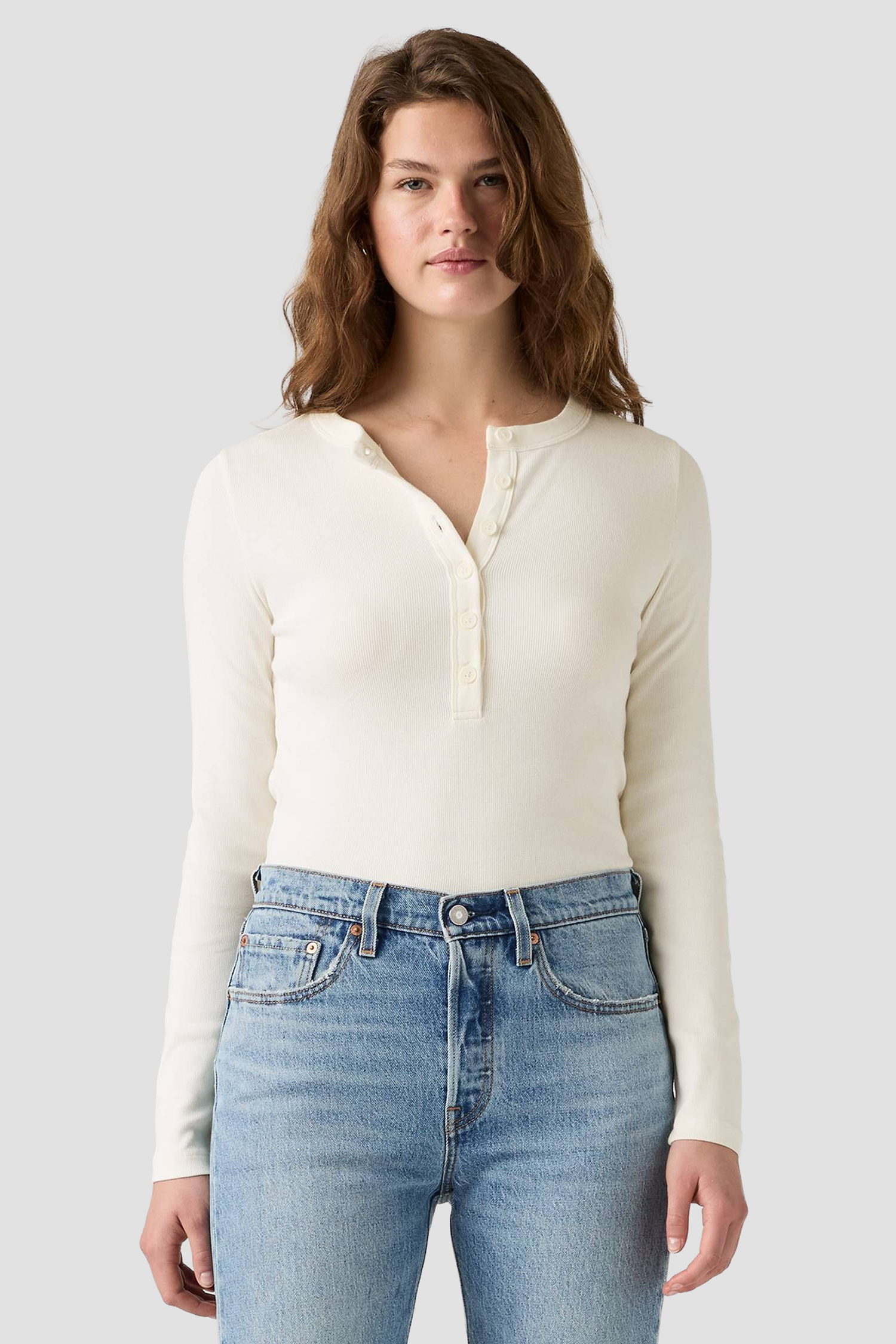 Женский белый лонгслив Levi’s® 0086R;0000