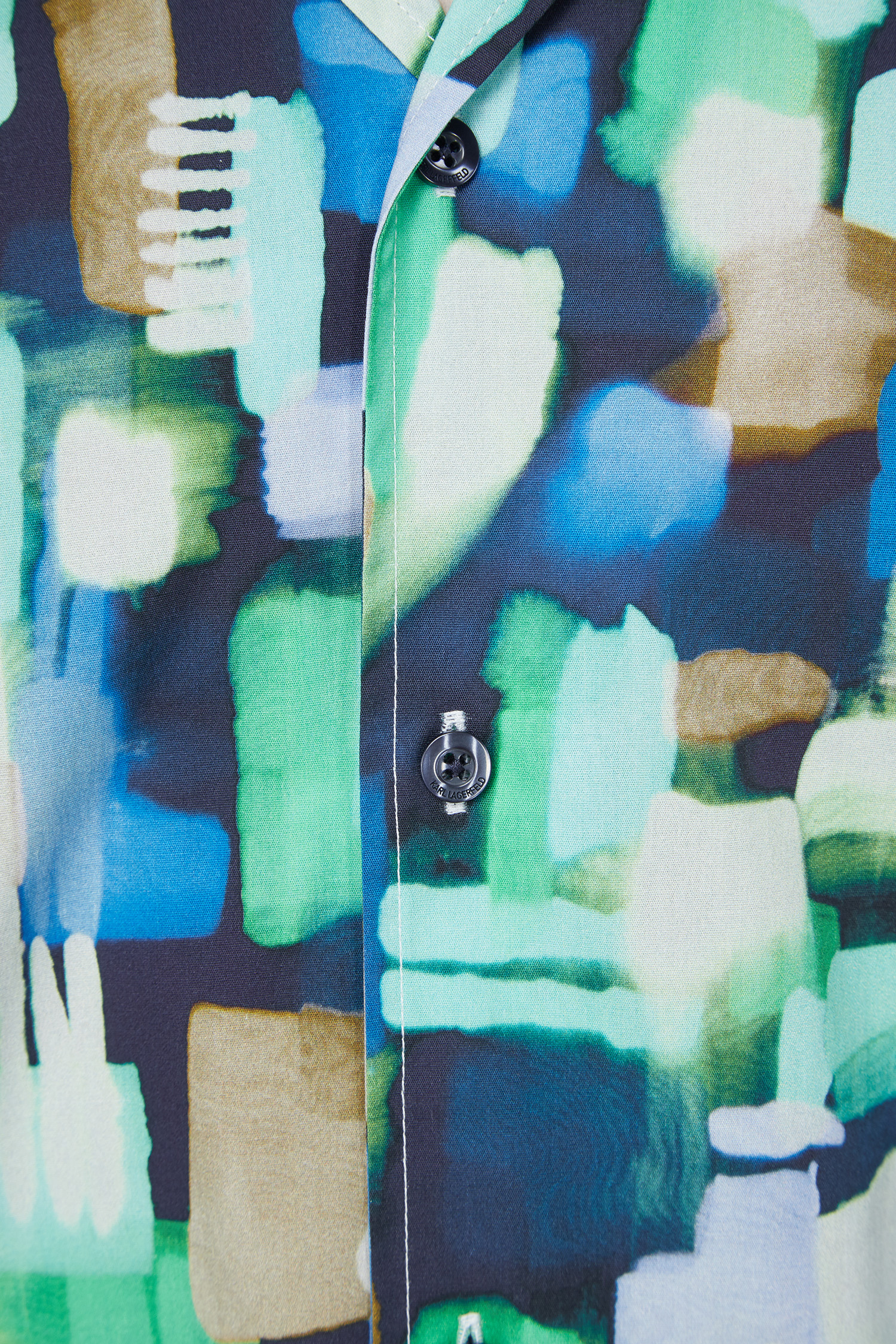 Мужская рубашка с узором Karl Lagerfeld 541607.605521;695