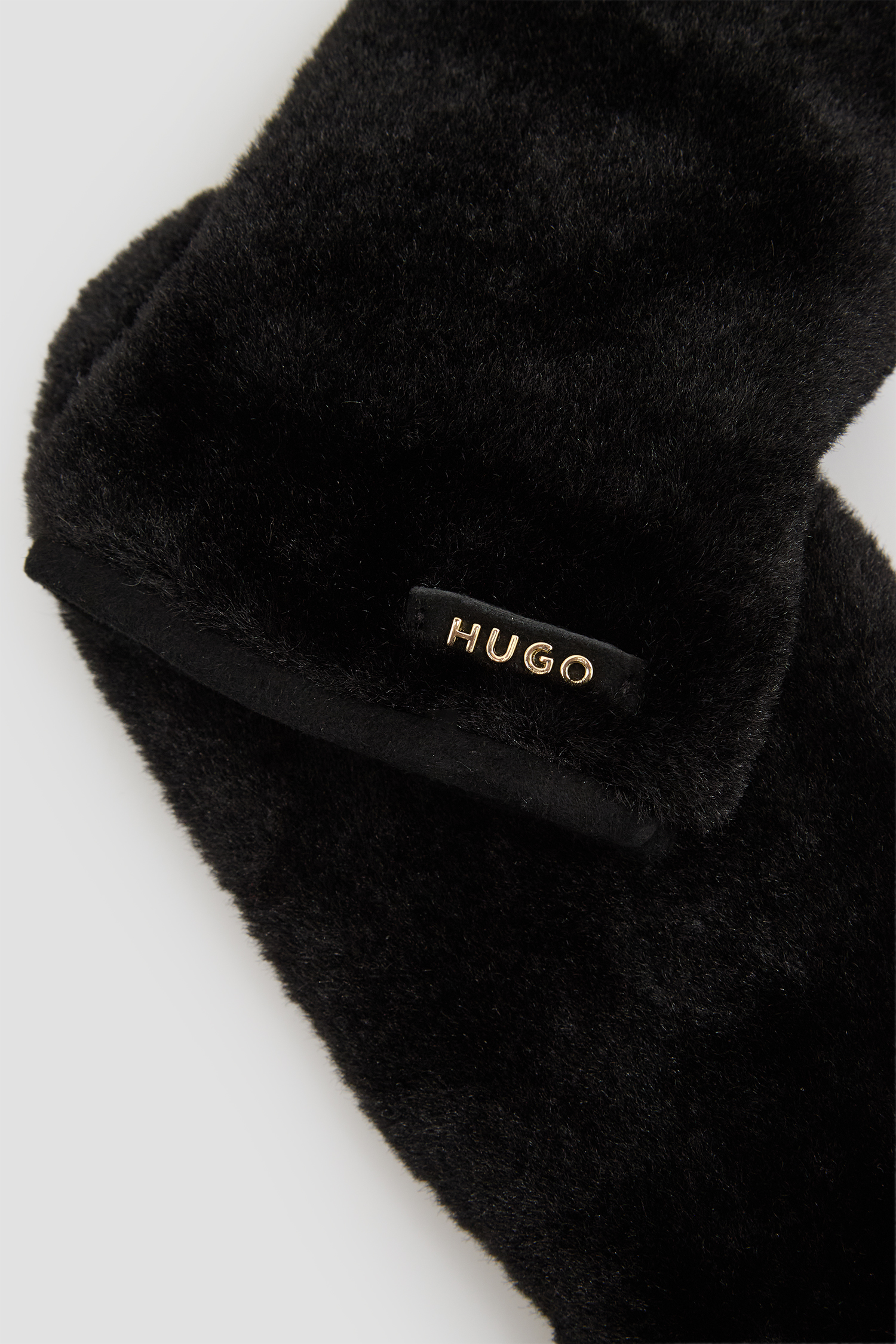 Женские черные рукавицы HUGO 50572306;001