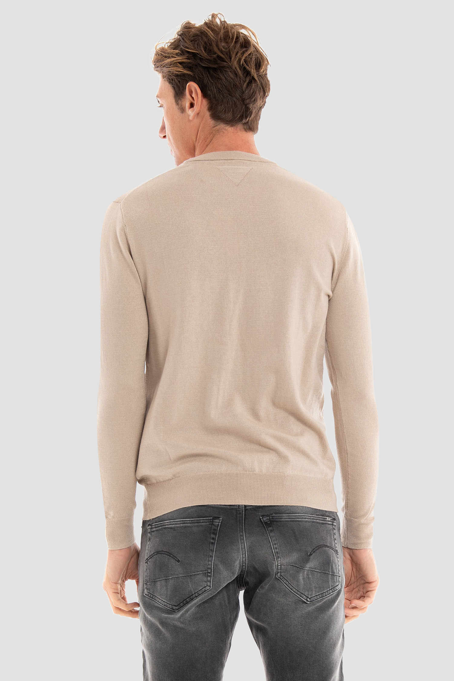 Мужской бежевый джемпер Guess M2YR03.Z3052;G1CA