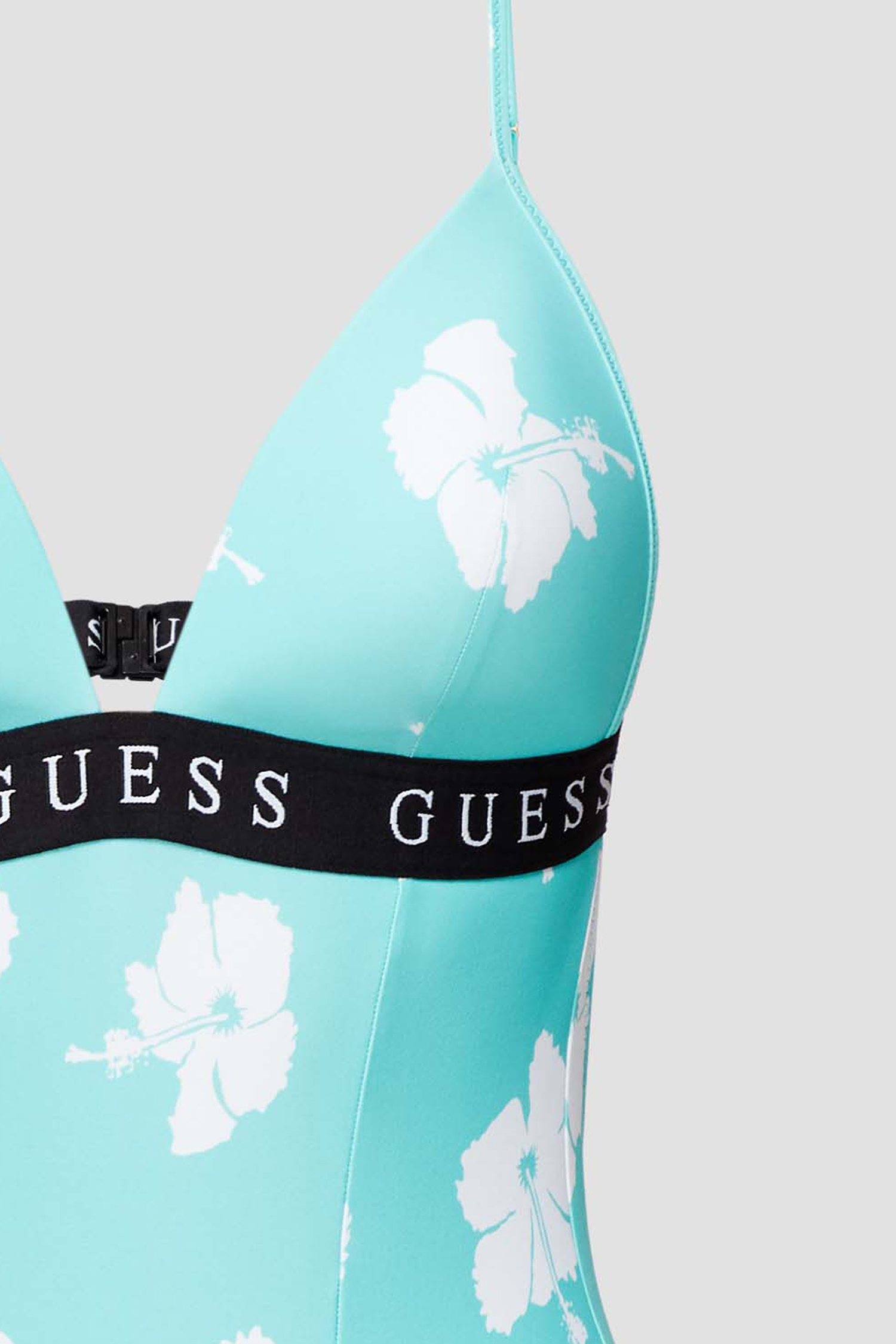 Жіночий м'ятний купальник з принтом Guess E1GJ21.MP004;P8E9