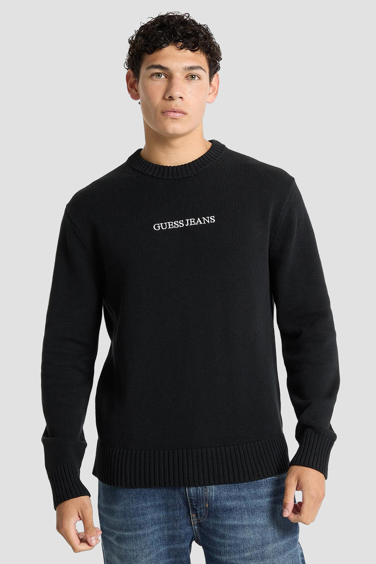 Мужской черный джемпер Guess Jeans M4BR31.Z3HM1;JBLK