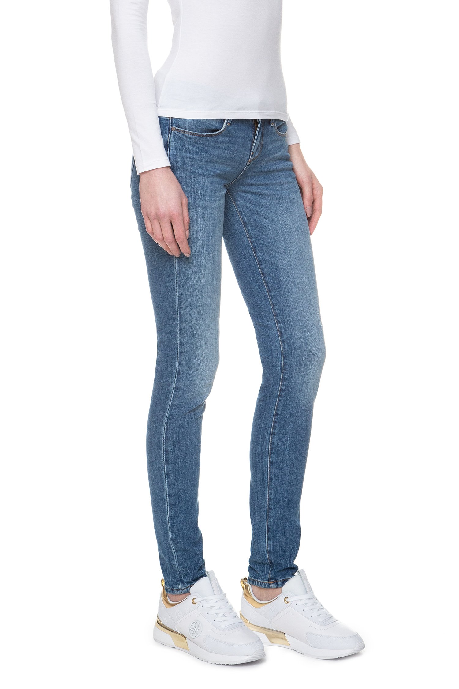 Женские голубые джинсы Guess W01A27.D3XR1;BHIV