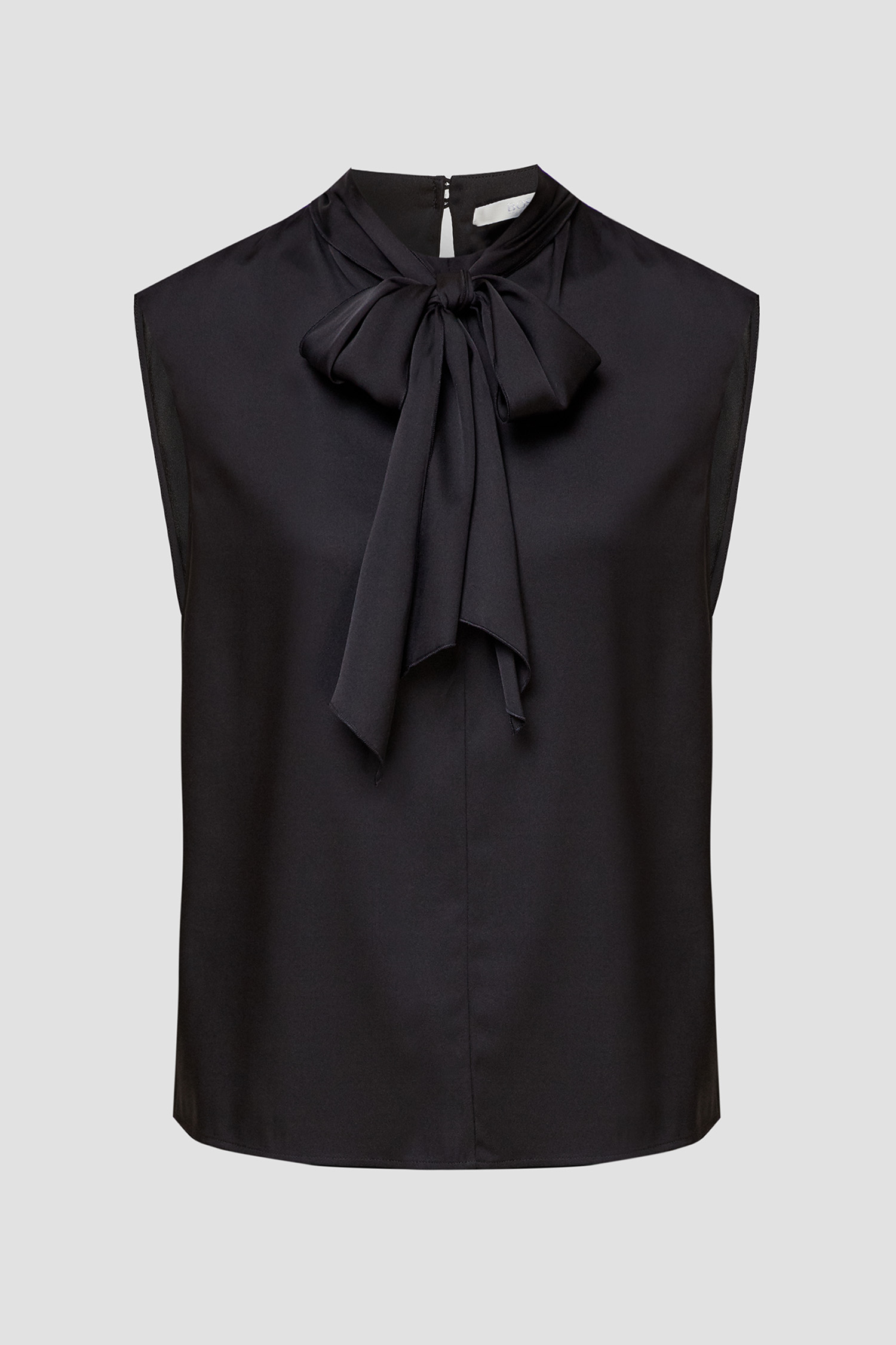 Женская черная шелковая блуза BOSS 50465016;001