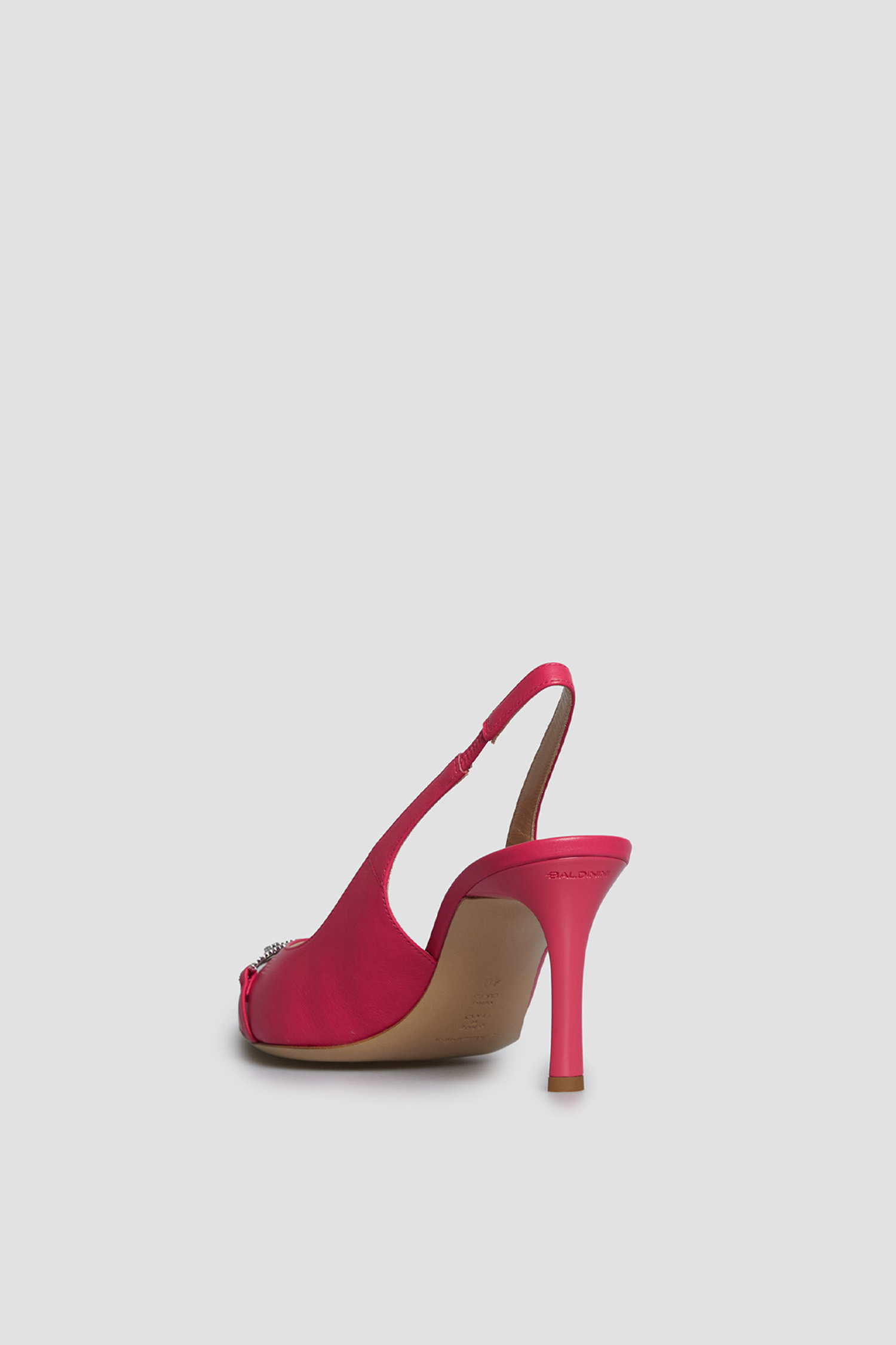 Жіночі малинові шкіряні слінгбеки BALDININI D4E464P7VITE;7038