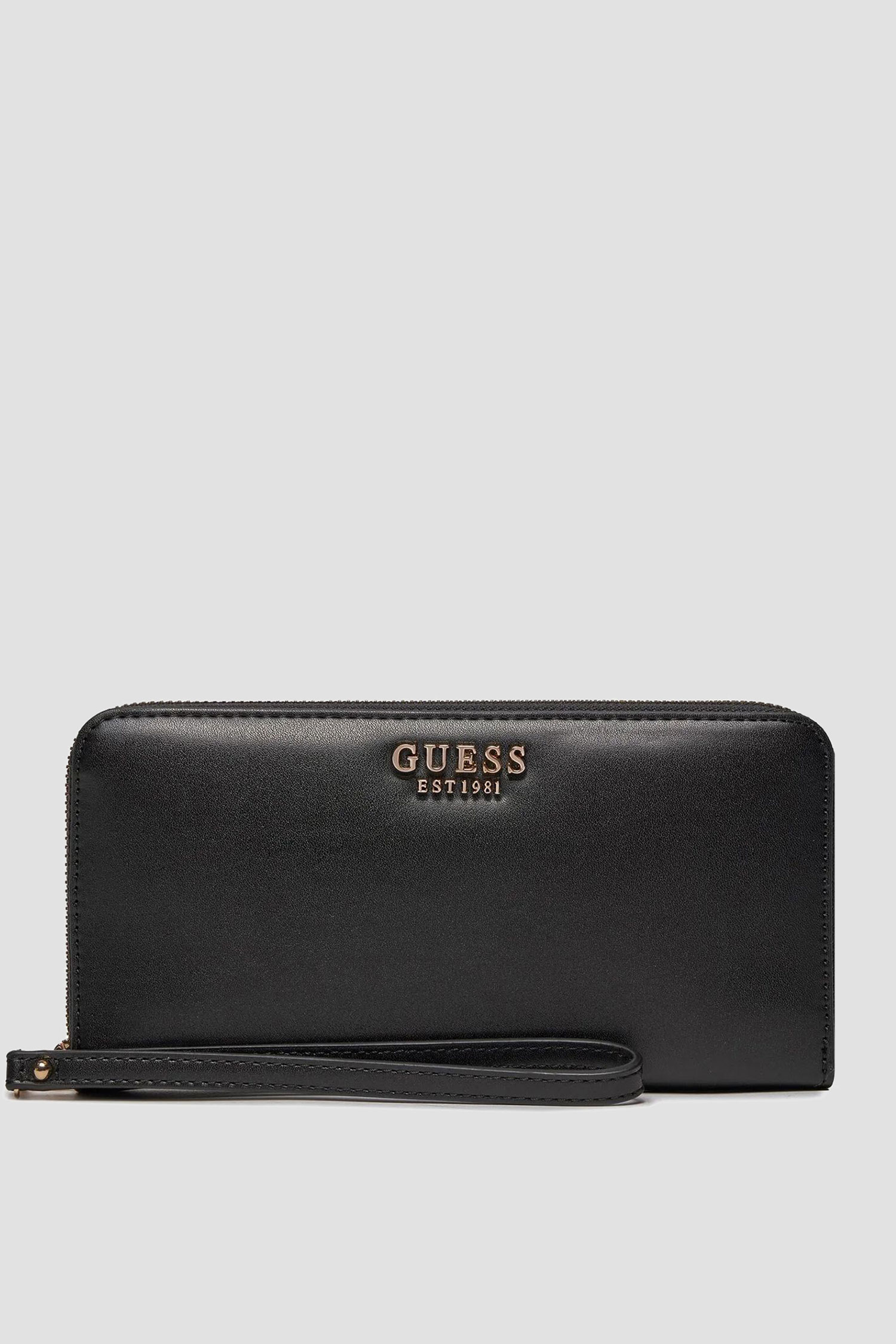 Жіночий чорний гаманець Guess SWVG85.00460;BLA