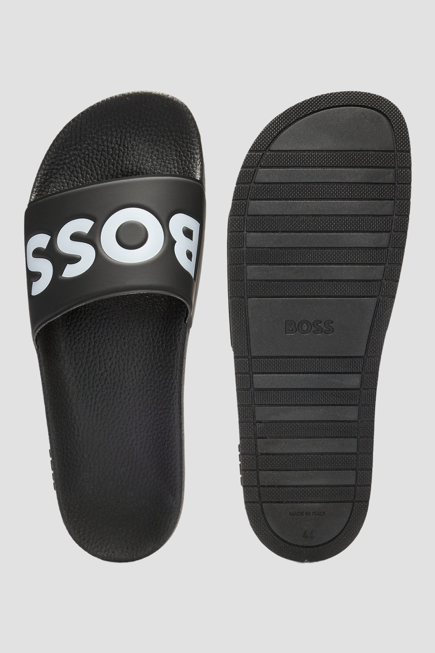 Мужские черные слайдеры BOSS 50536835;002