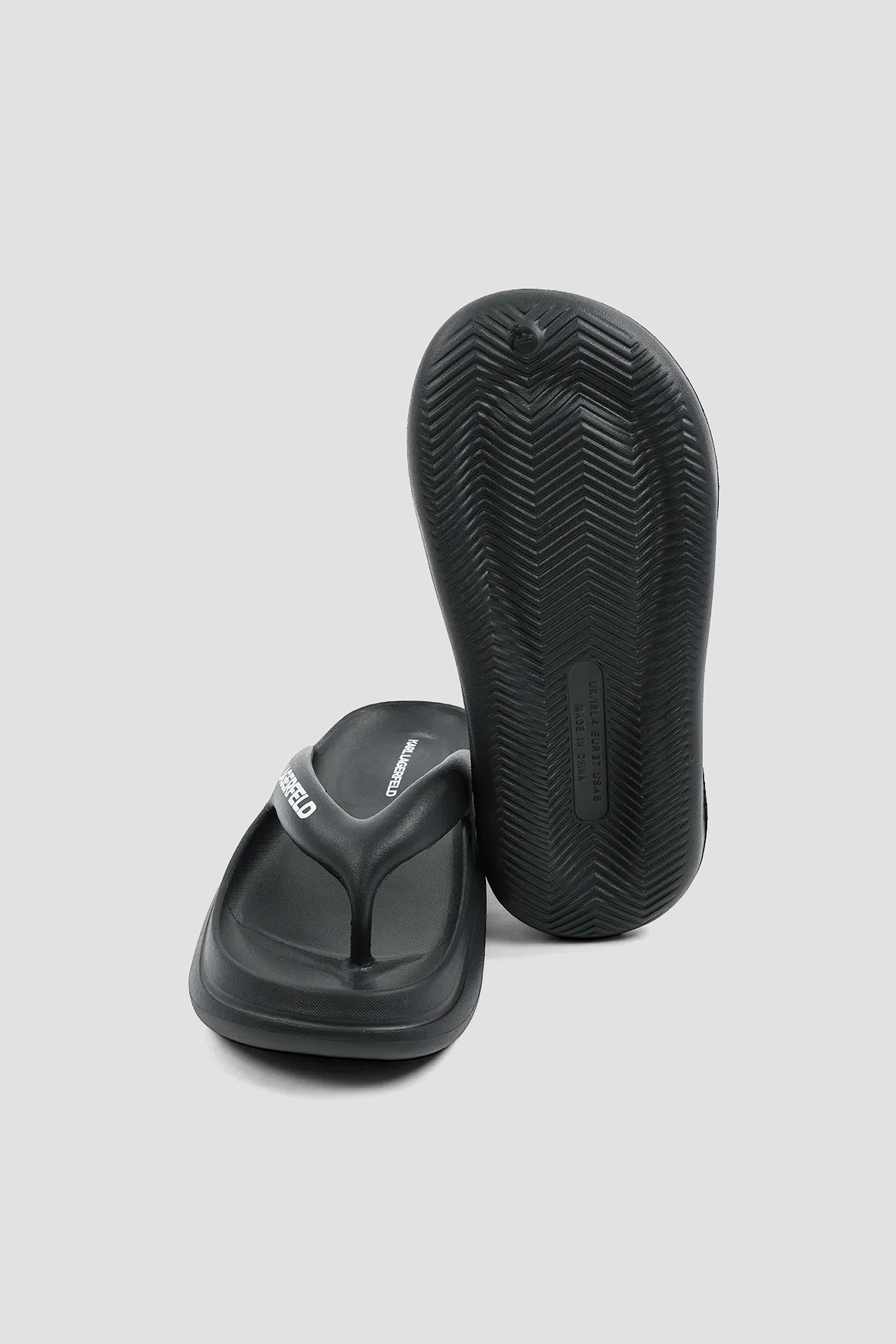 Женские черные вьетнамки Karl Lagerfeld KL85025;V00